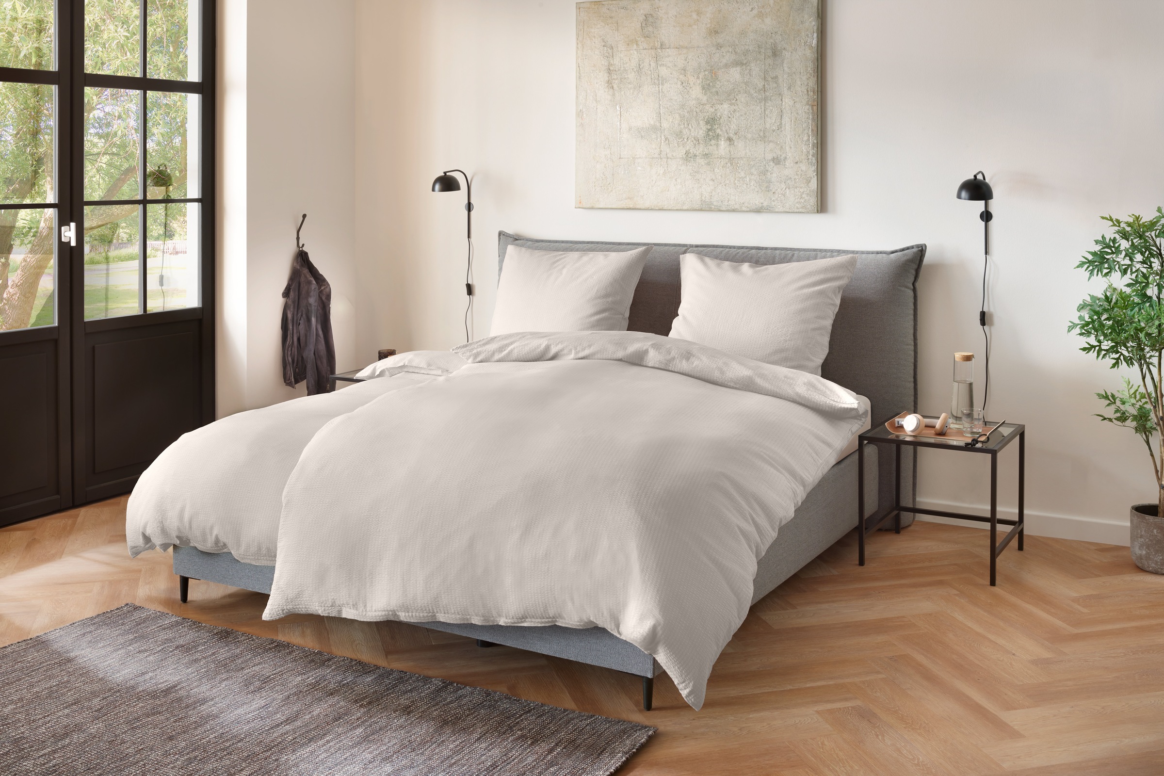 Primera Bettwäsche »Soft-Seersucker-Bettwäsche Uni« 2