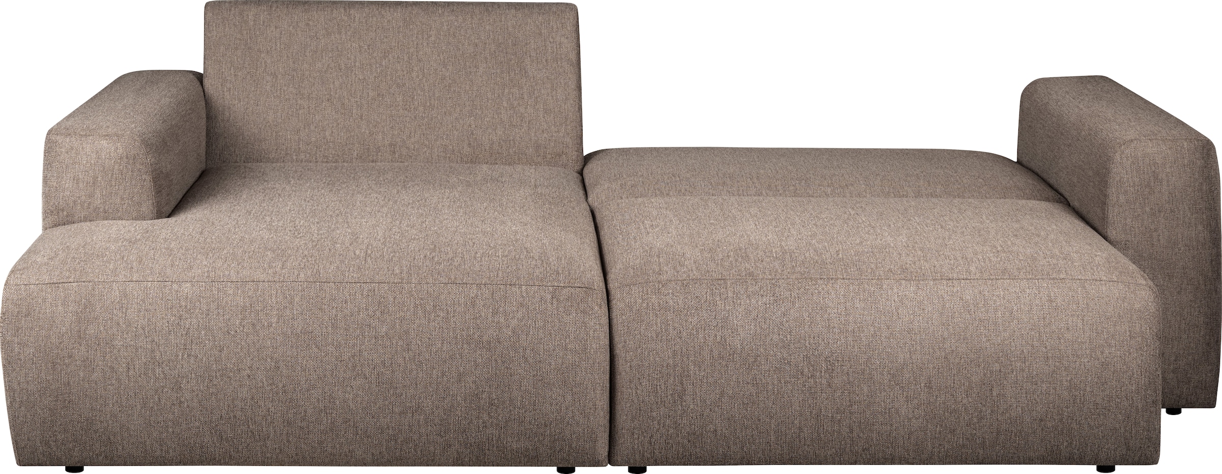 Home affaire Schlafsofa »Noord Schlafecksofa, Breite 250 cm« Cord, Struktur, Webstoff, mit Wellenunterfederung, Massivholzrahmen