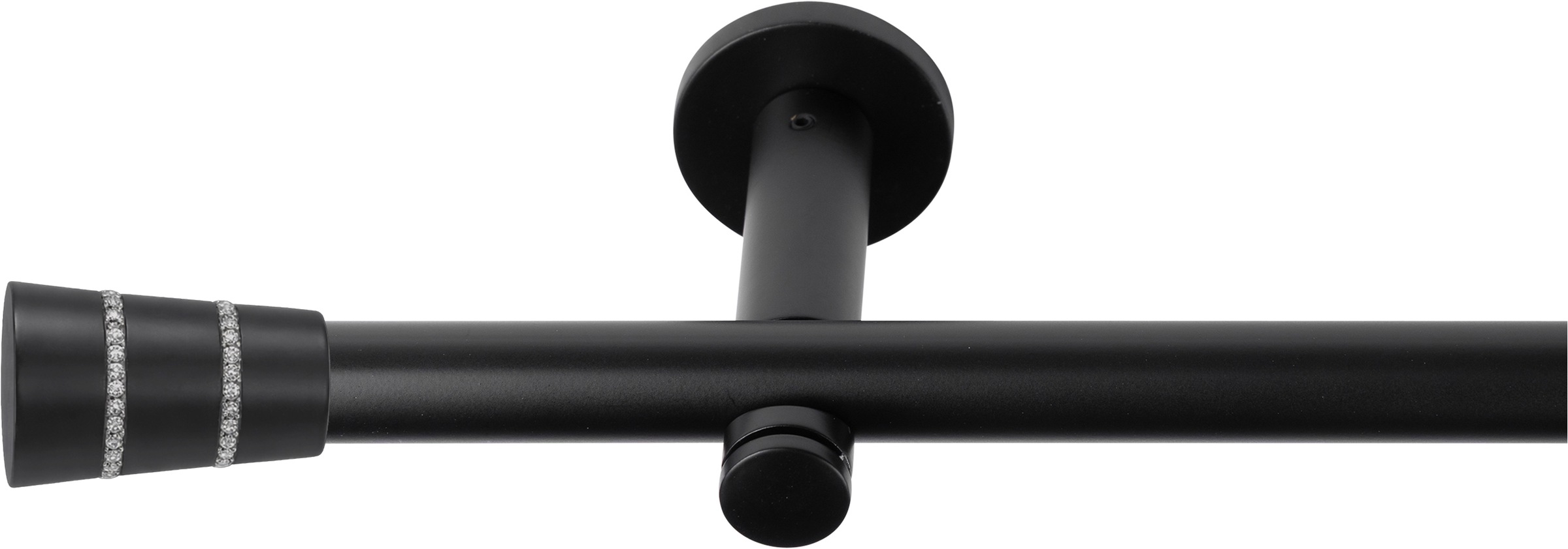 SN DECO GROUP Gardinenstange »Gardinenstange Rennes Ø 19 mm, 1-läufig, Fixmaß, verschraubt« Ø 19 mm Fixmaß;kürzbar