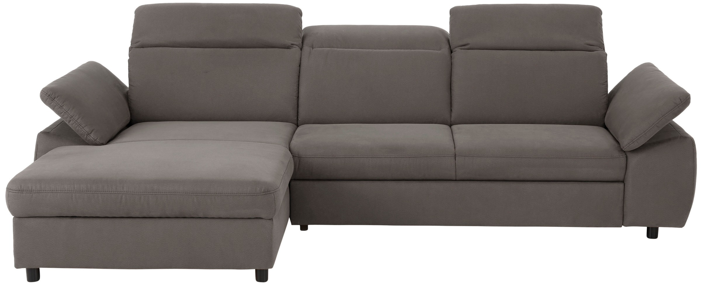 Home affaire Ecksofa »Mauritius L-Form«, mit Kopfteil- und Armlehnverstellung, mit Bettfunktion und Bettkasten