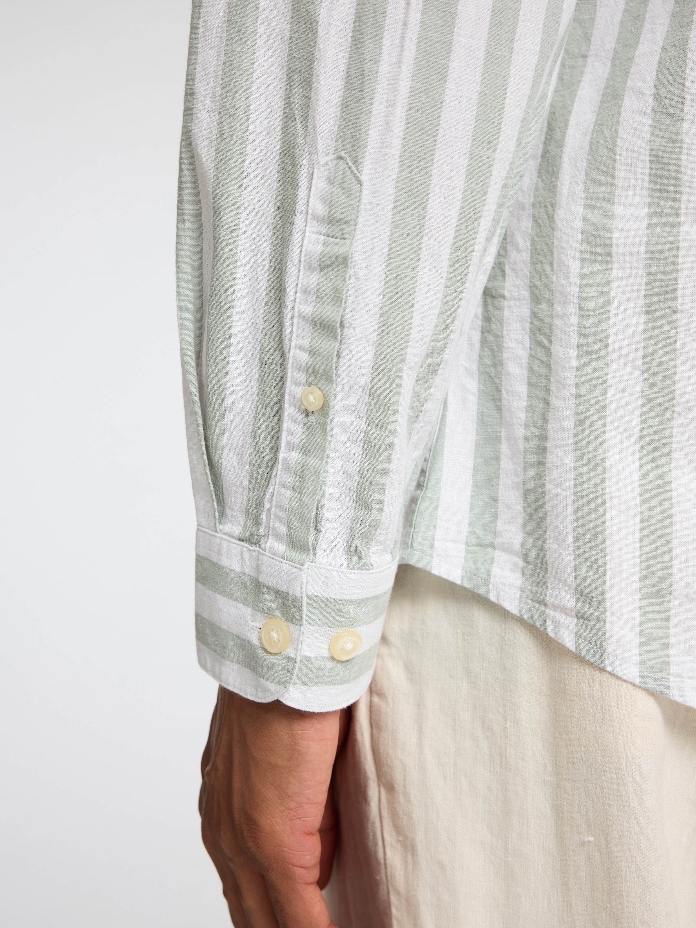 SELECTED HOMME Leinenhemd »NEW-LINEN SHIRT«, unifarben