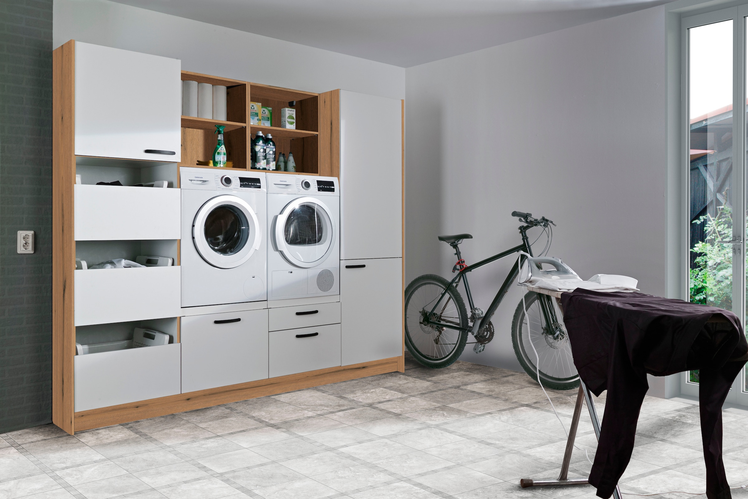 Express Küchen Schrank-Set »Arta« Komplett-Set, ohne Geräte, vormontiert, mit Soft-Close-Funktion, Stellbreite 245 cm, 9 Stk. tlg.