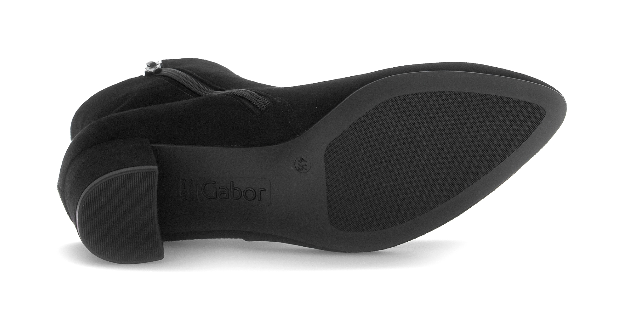 Gabor Stiefelette, Blockabsatz, Businessstiefelette in schmaler Form