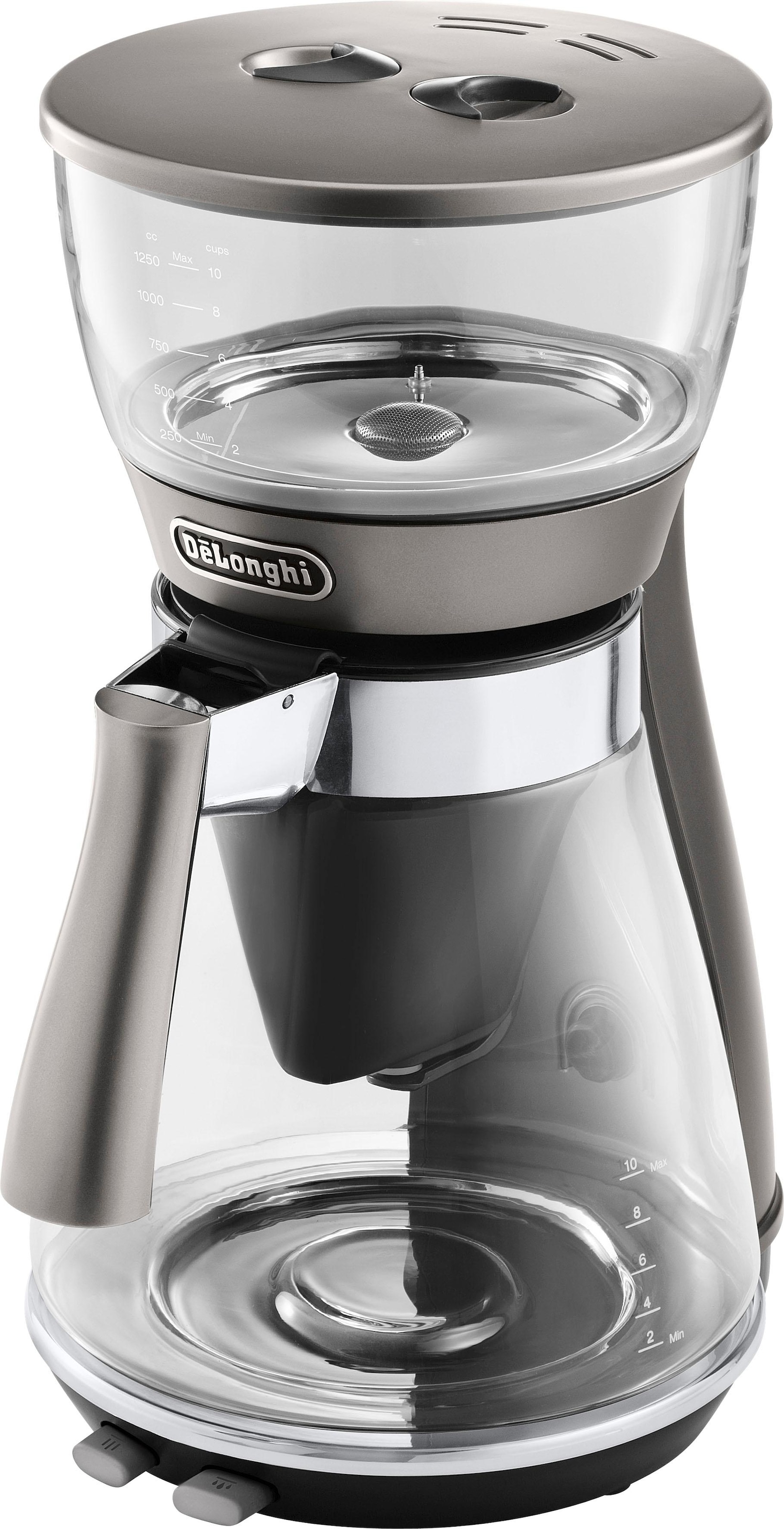 De'Longhi Filterkaffeemaschine »Clessidra ICM 17210«, 1,25 l Kaffeekanne,  Papierfilter, nach zertifiziertem ECBE Standard jetzt bei OTTO