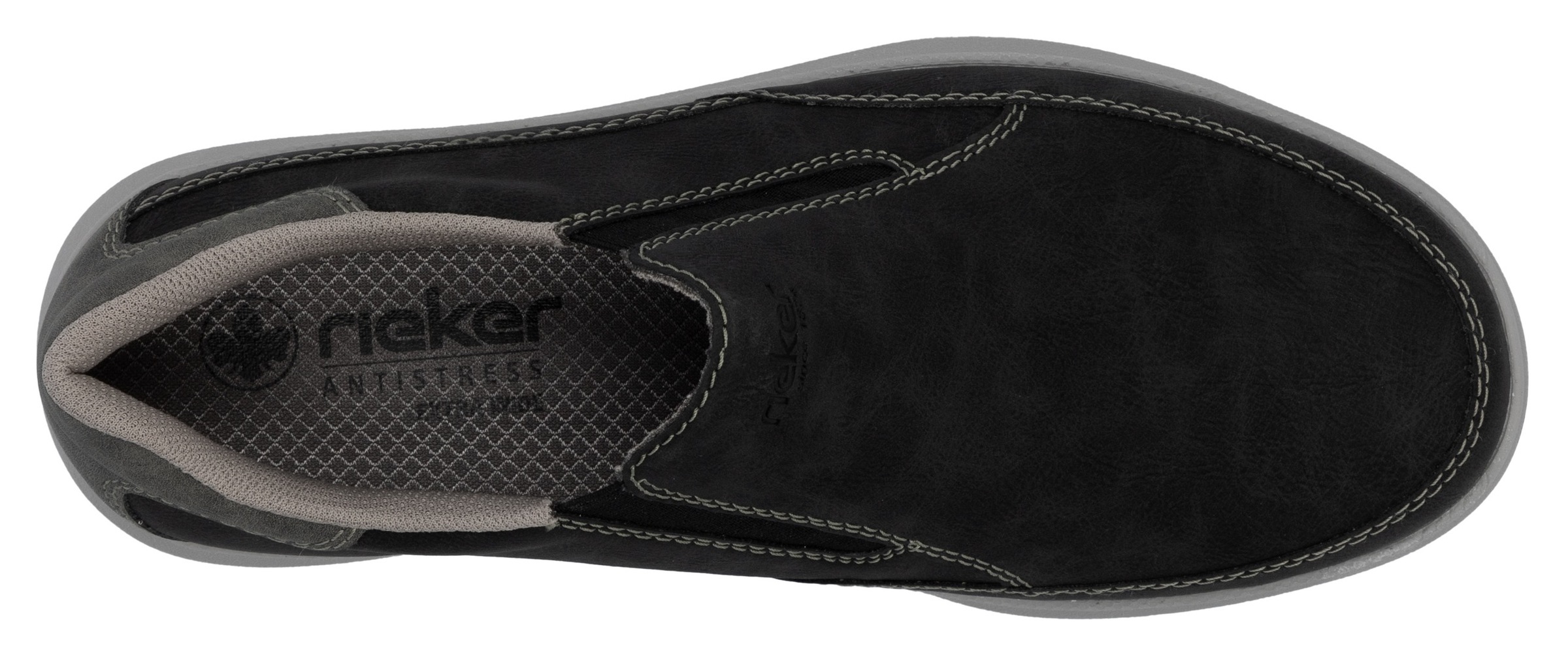 Rieker Slipper, Slip-on-Sneaker, Halbschuh, Loafer, Freizeitschuh mit Gummizug