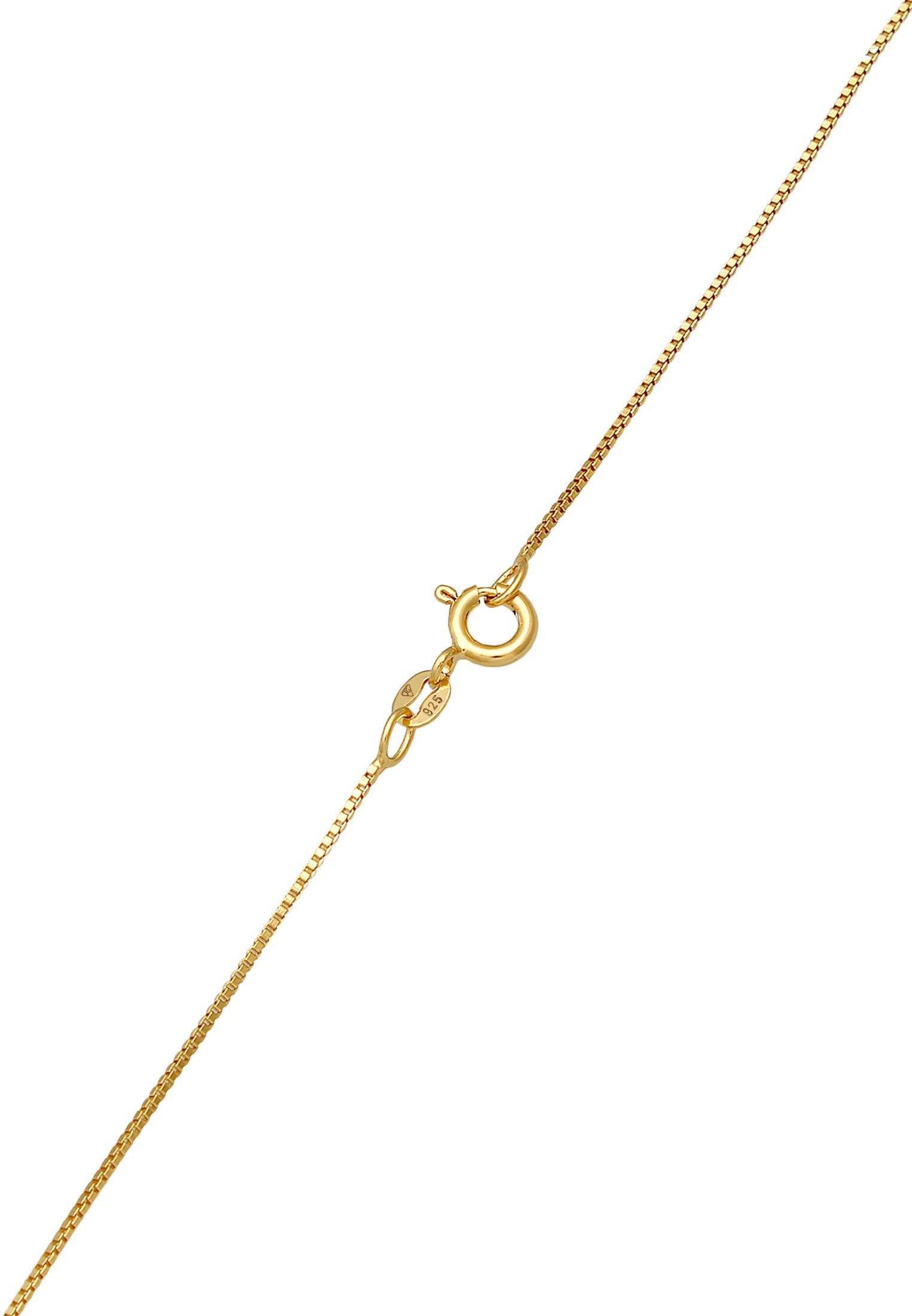 Kuzzoi Kette mit Anhänger »Halskette Herren Venezianer Schlüssel Key 925 Silber«