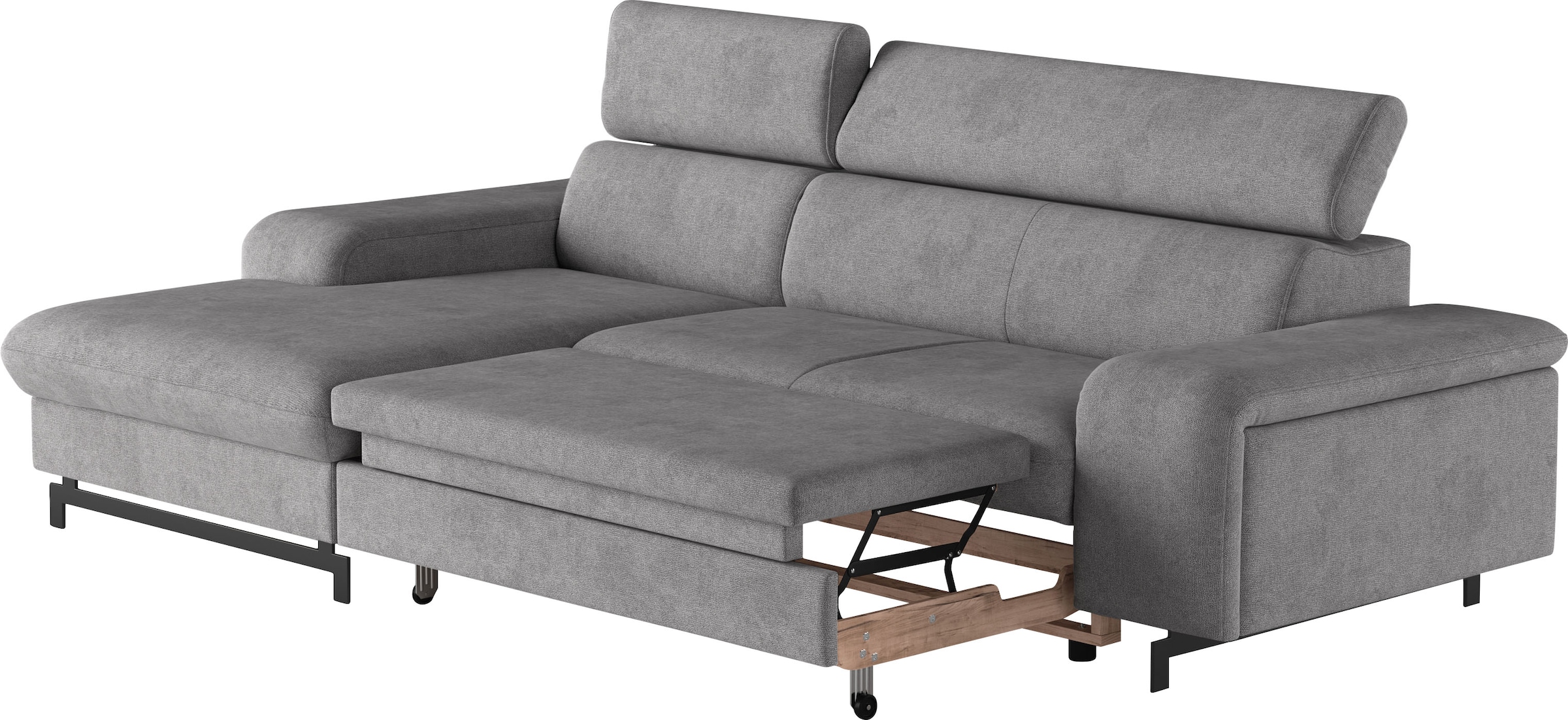 COTTA Ecksofa »Emma L-Form«, mit Kopfteilverstellung, wahlweise mit Bettfunktion & Bettkasten