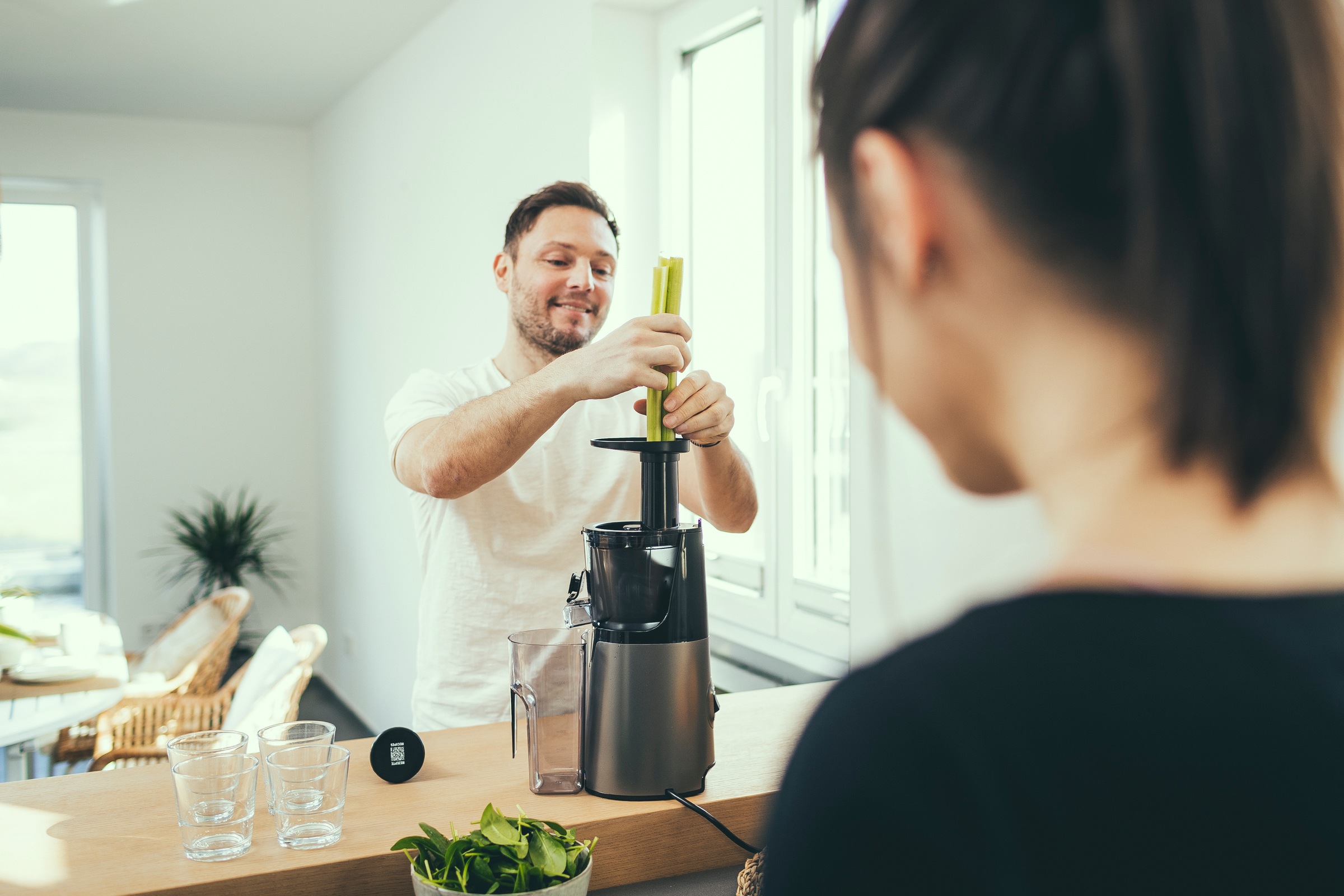 Severin Slow Juicer »ES 3571« 150 W für Säfte, Sorbets, Marmelade uvm., mit Easy-Clean Konzept