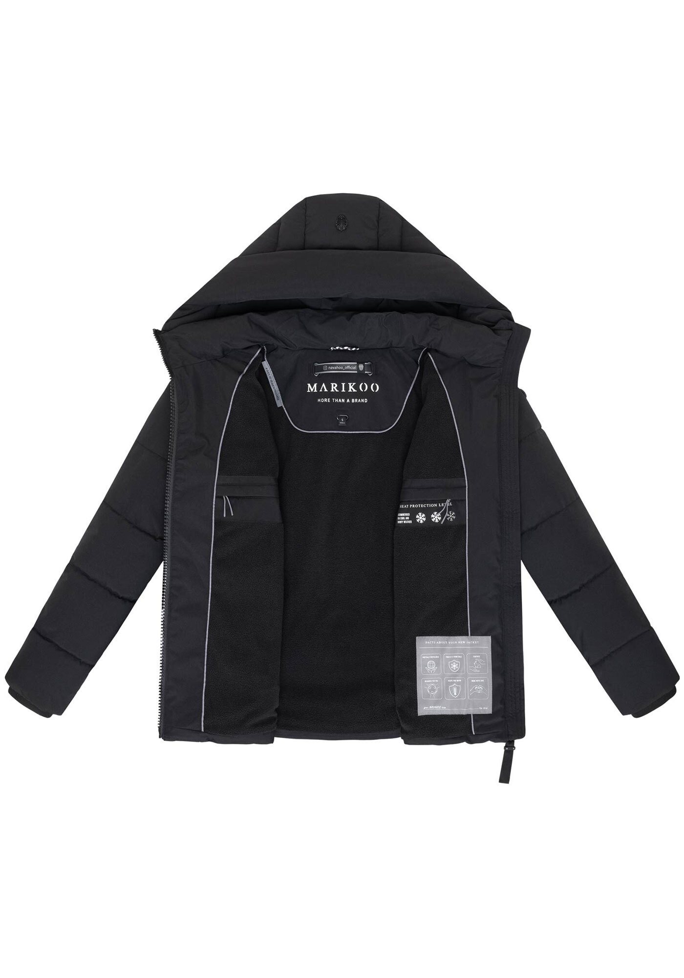 Marikoo Winterjacke »Marikoo Kuschelnasee Damen Herbst Winter Steppjacke N076«