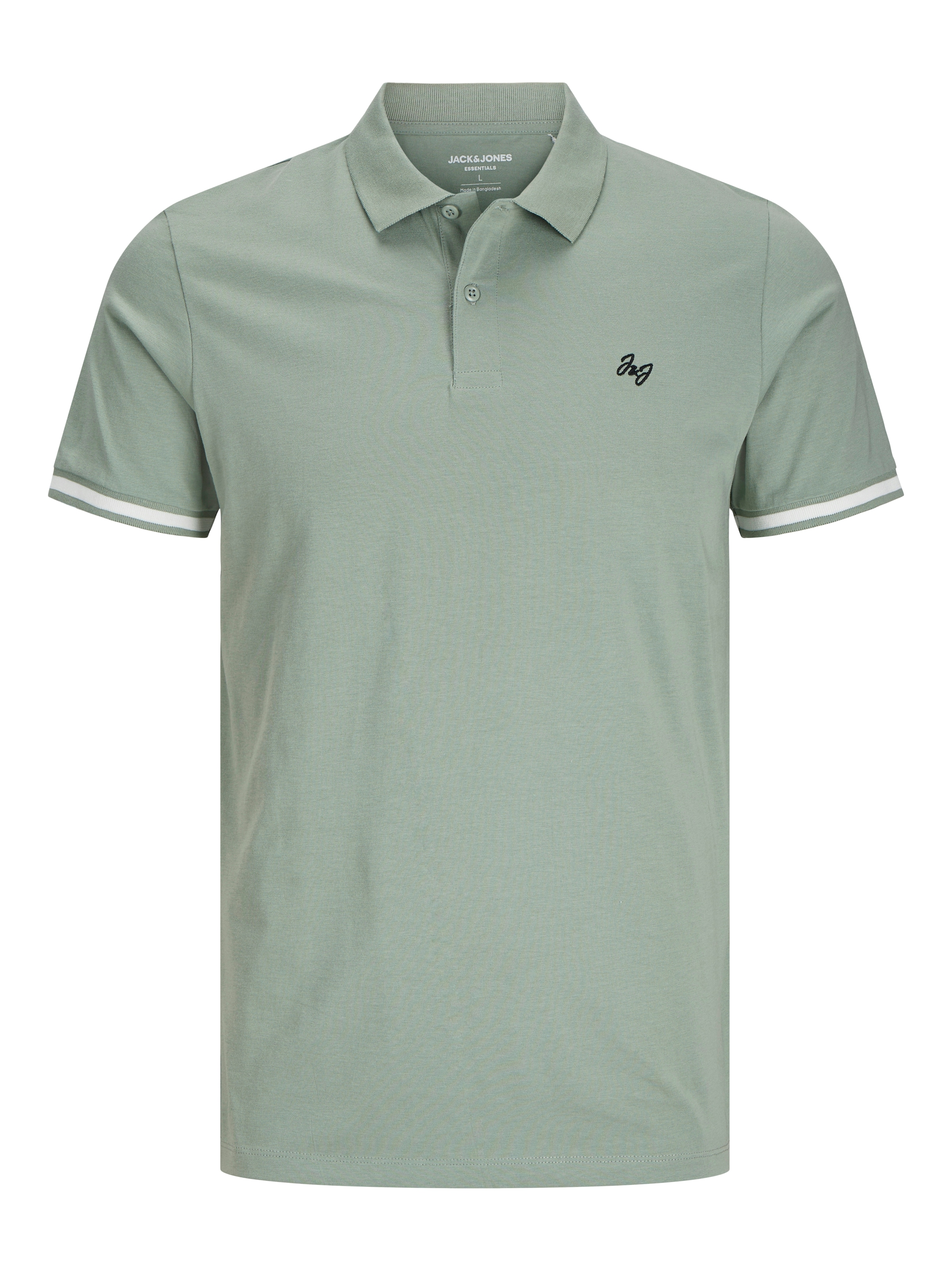 Jack & Jones Poloshirt »JJEJERSEY LOGO POLO SS SN«, mit Logo Stickerei