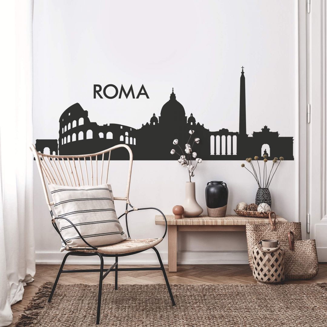 Wall-Art Wandtattoo »XXL Stadt Skyline 120cm«, St.) Online im bestellen Shop Roma (1 OTTO