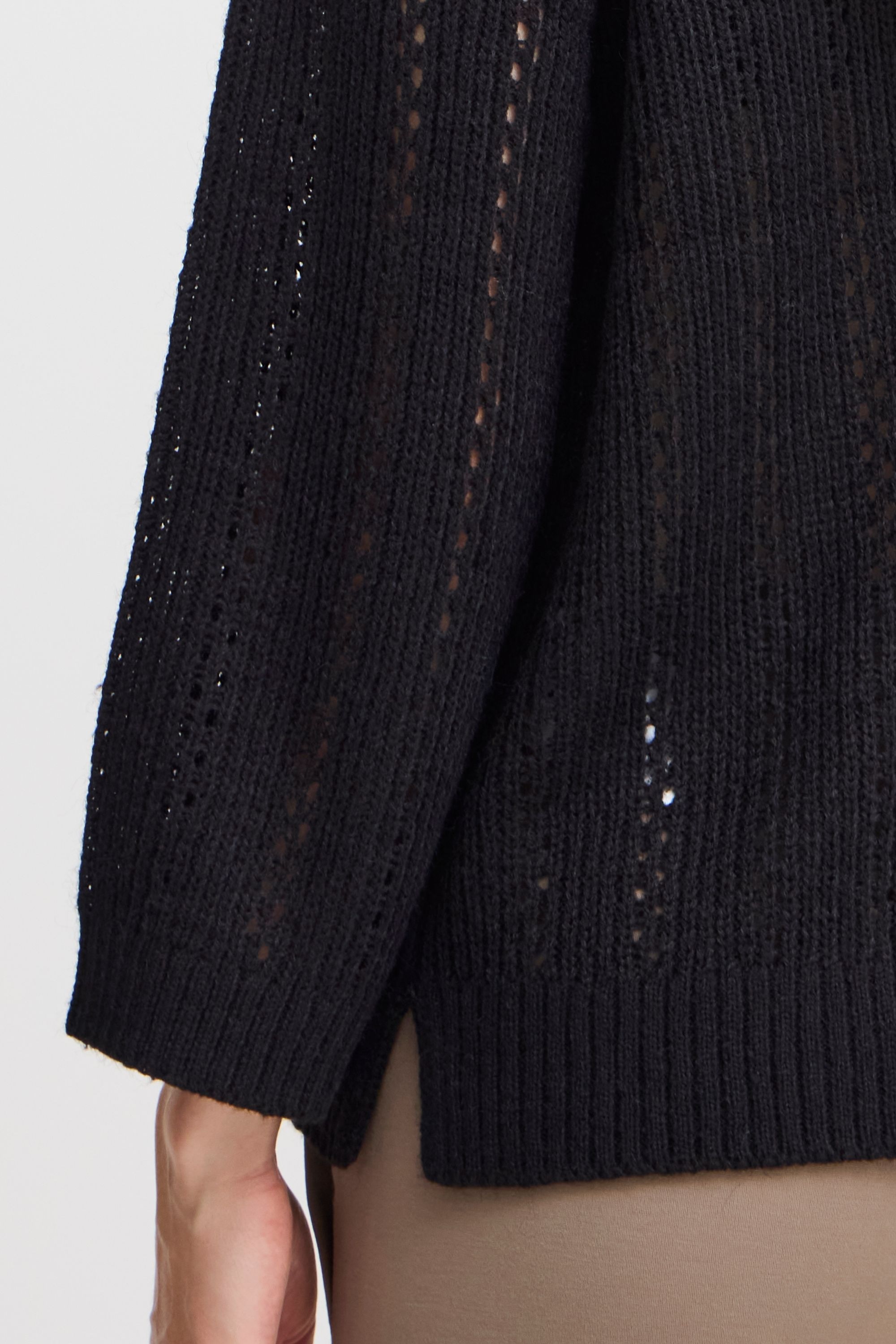 fransa Strickfleece-Pullover »Strickpullover FRERETTA PU 7«
