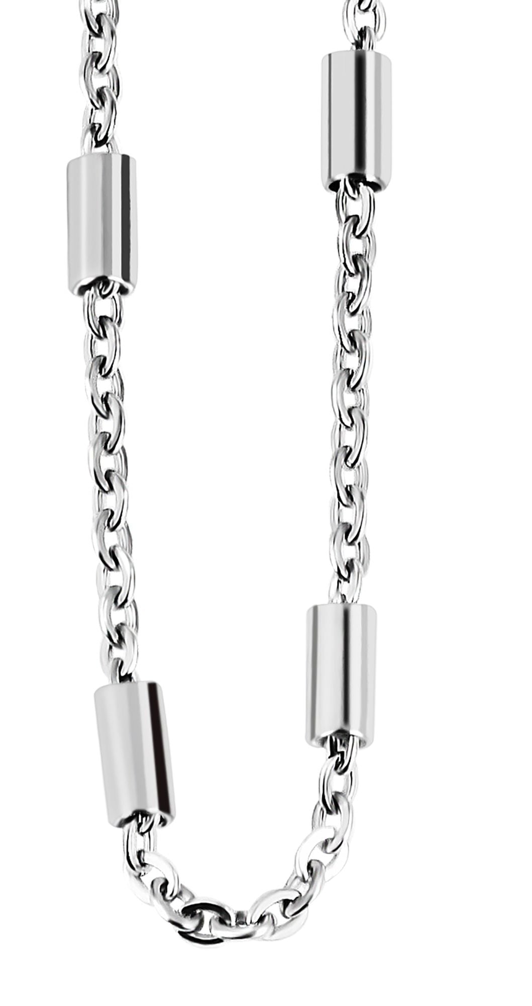 Adelia´s Gliederkette »Damen Halskette ¿ Ankerkette aus Edelstahl«