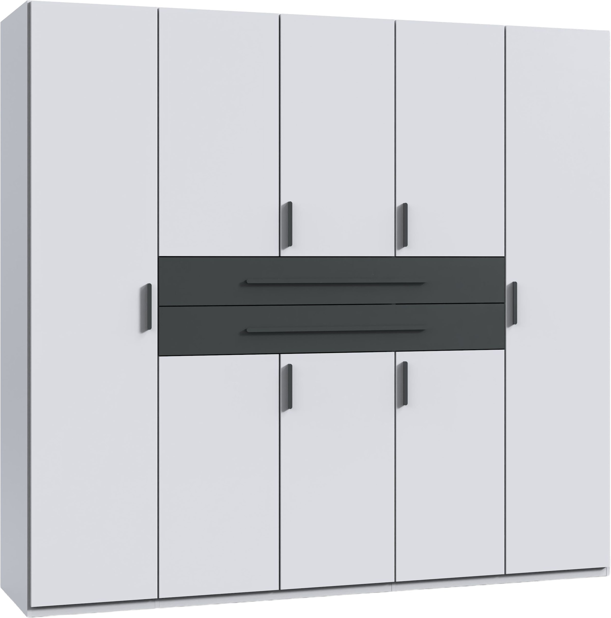 Wimex Drehtürenschrank »Digit, erhältlich in den Breiten 180cm, 225cm oder 270cm« Schlafzimmer Schrank Bestseller in moderner Optik,  Kleiderschrank inkl. zwei Schubkästen in zentraler Höhe