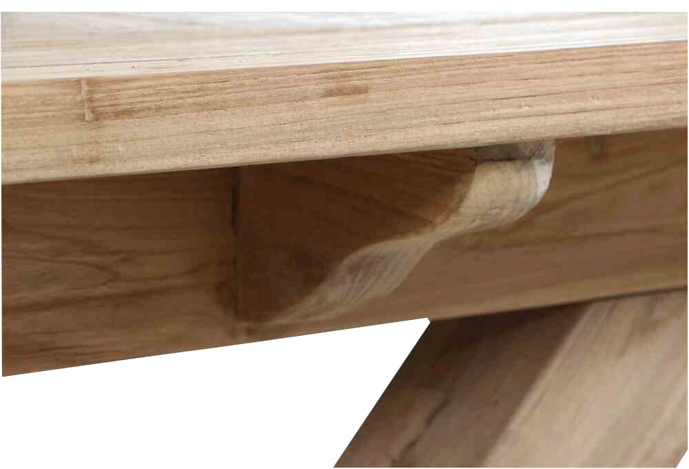Siena Garden Gartentisch »Cardiff«, B/H: 100x76 cm,Teakholz