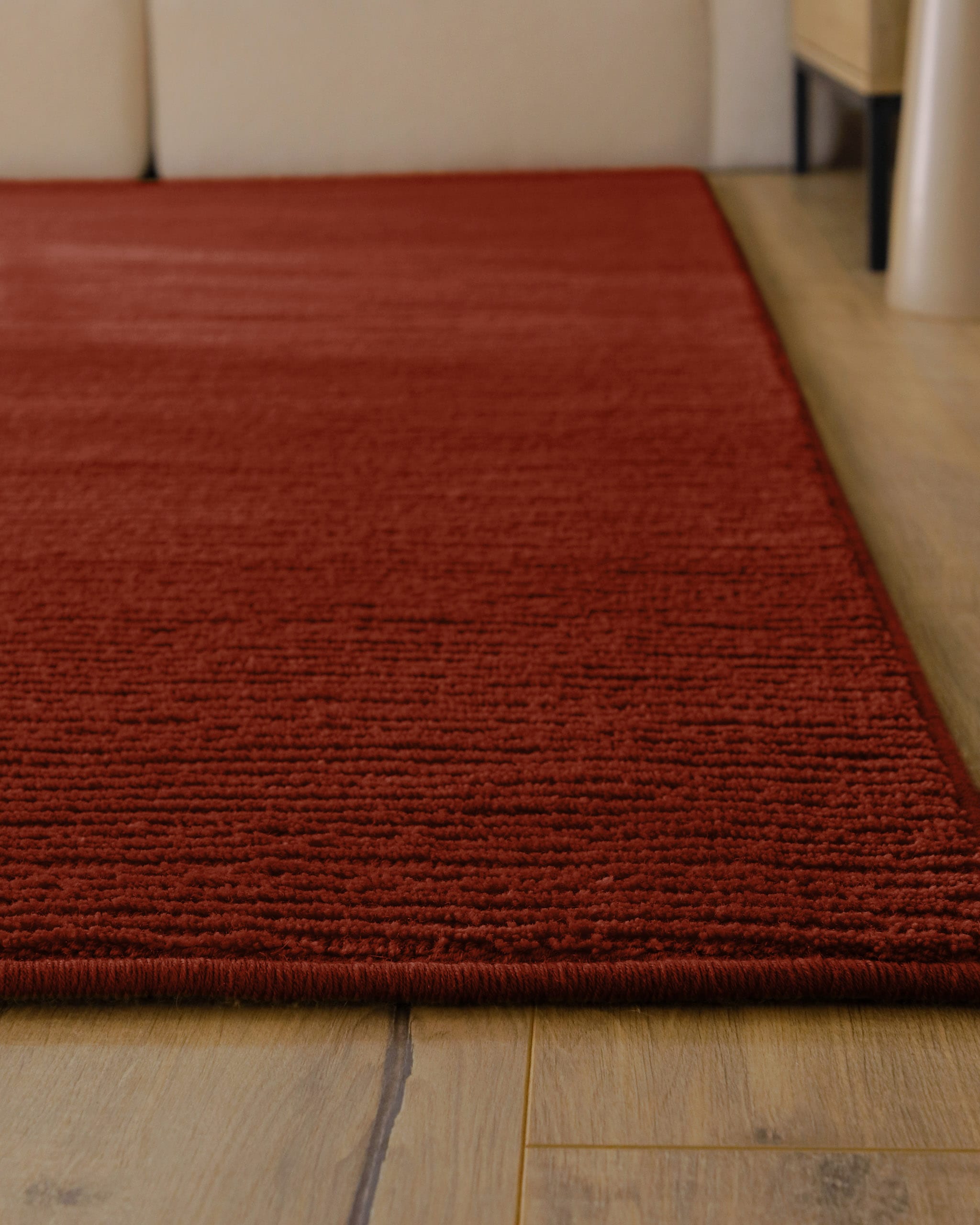 Wecon home Teppich »Castello ONE« rechteckig 7 mm Höhe Schurwolle, Kurzflor mit Hoch-Tief-Effekt, Wohnzimmer, Streifenmuster