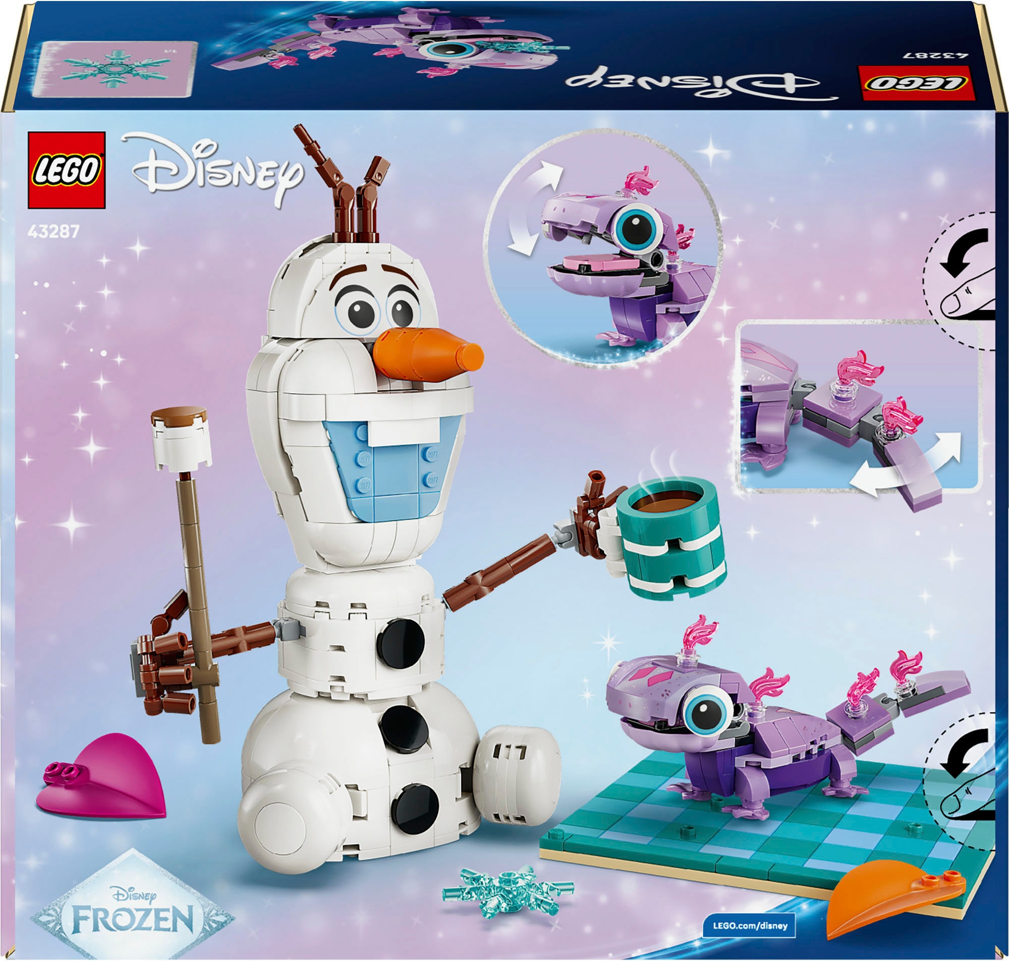 LEGO® Konstruktionsspielsteine »Picknickspaß mit Olaf und Bruni (43287), LEGO Disney Princess« Made in Europe