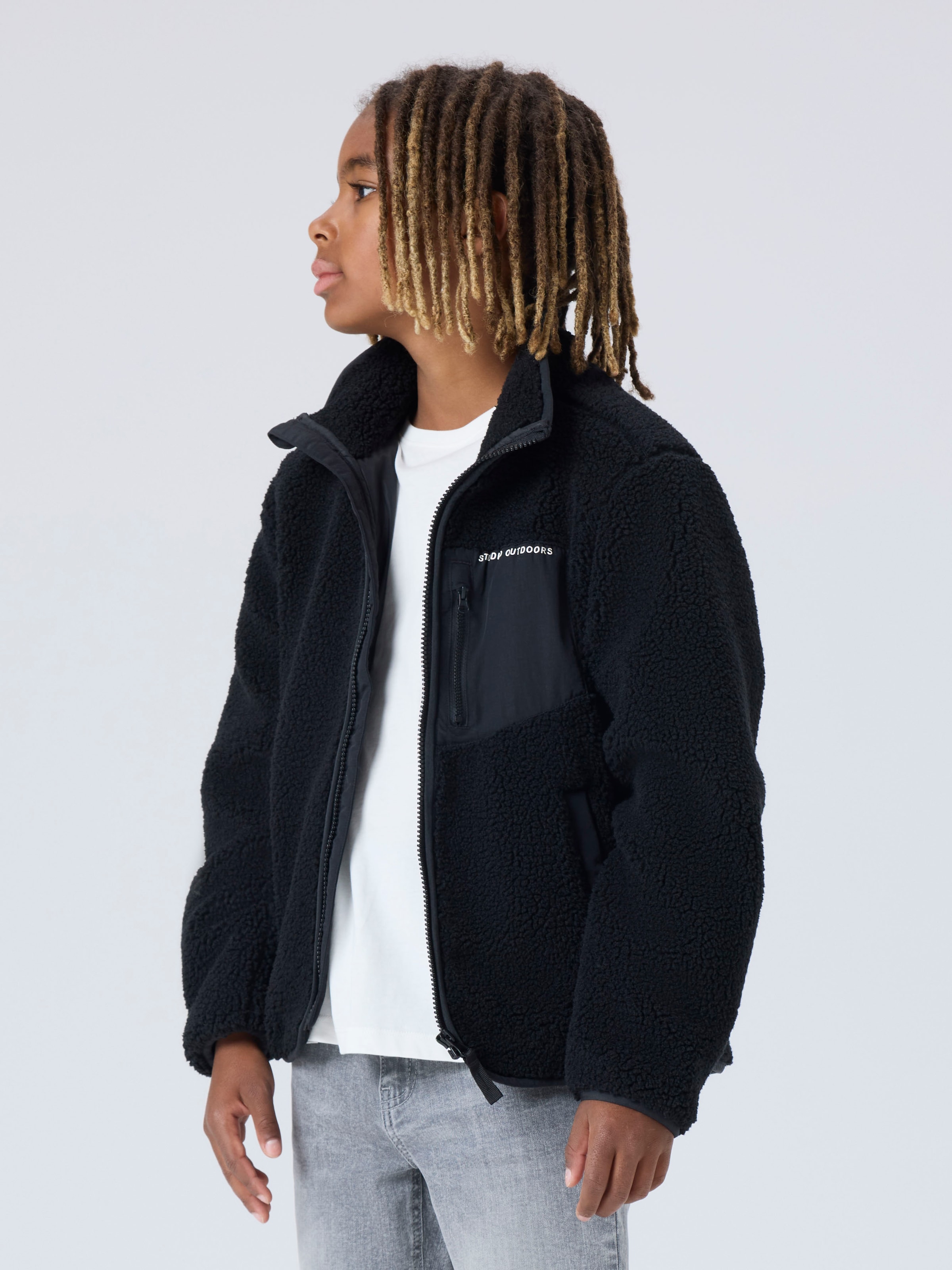 Name It Plüschjacke »NKNMATTIA SHERPA JACKET PB1« Kunstfaser