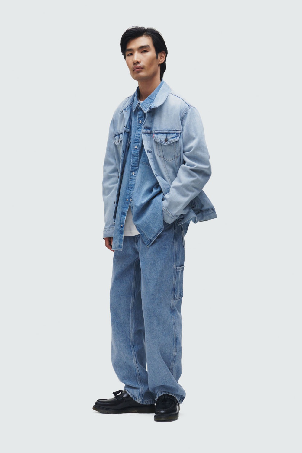 Levi's® Jeansjacke »VINTAGE FIT TRUCKER JKT«, ohne Kapuze, mit Knopfleiste