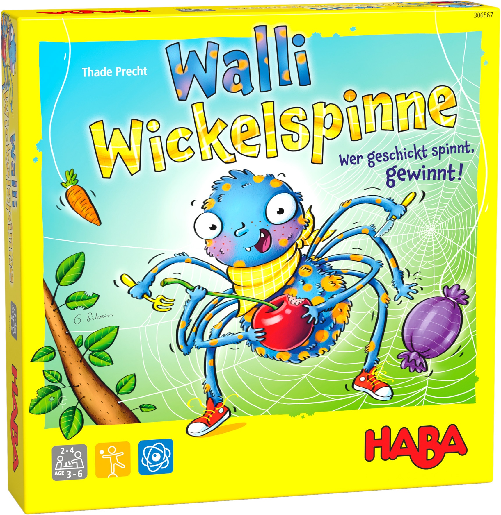 Spiel »Walli Wickelspinne«, Made in Germany