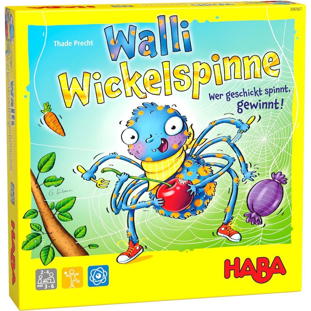 Haba Spiel »Walli Wickelspinne«