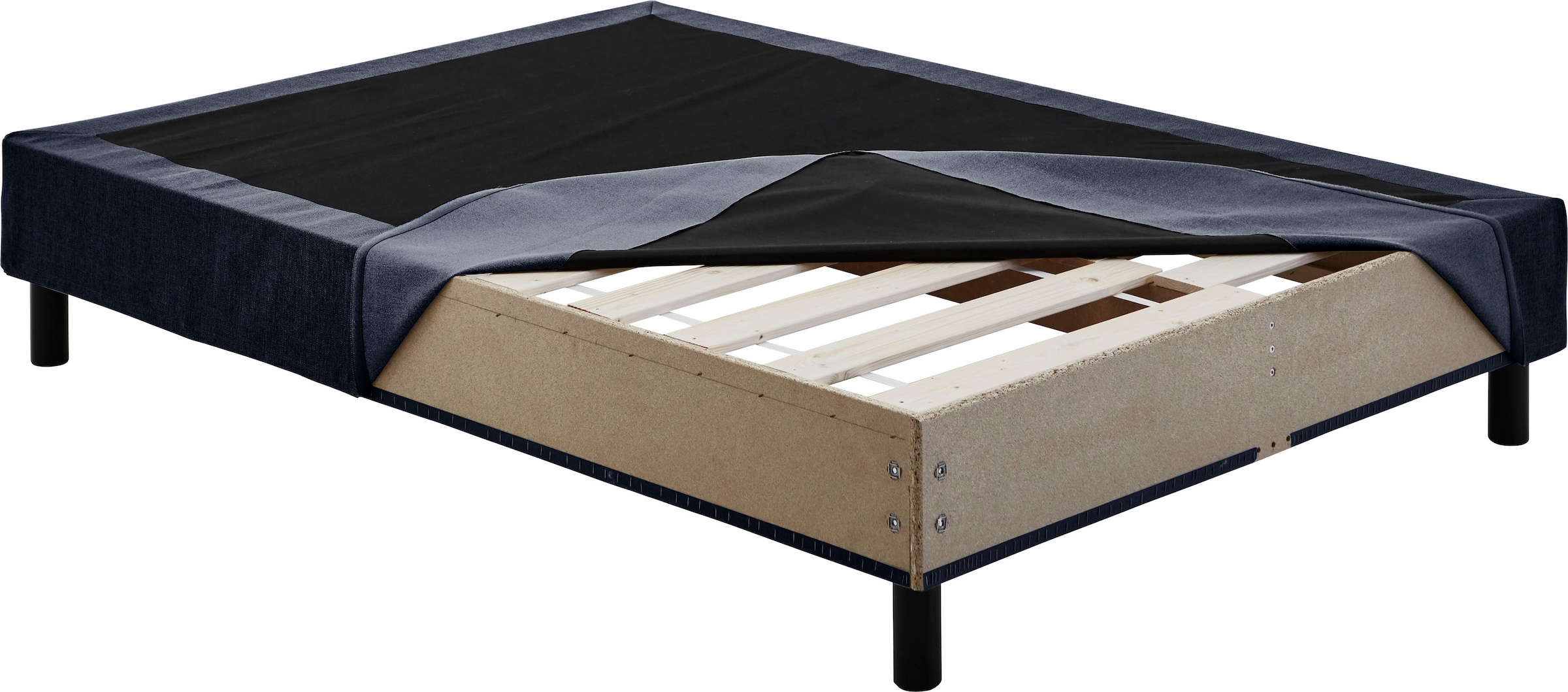 ATLANTIC home collection Boxbett »Happy« ohne Kopfteil, mit Topper, wahlweise mit oder ohne Bettwaren