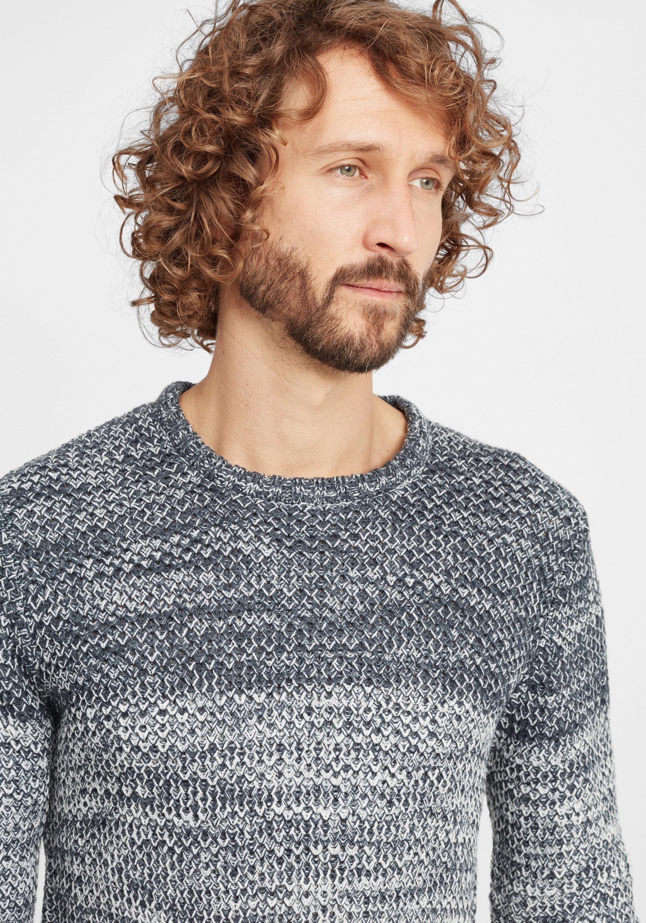 !Solid Strickfleece-Pullover »Strickpullover SDAyton«