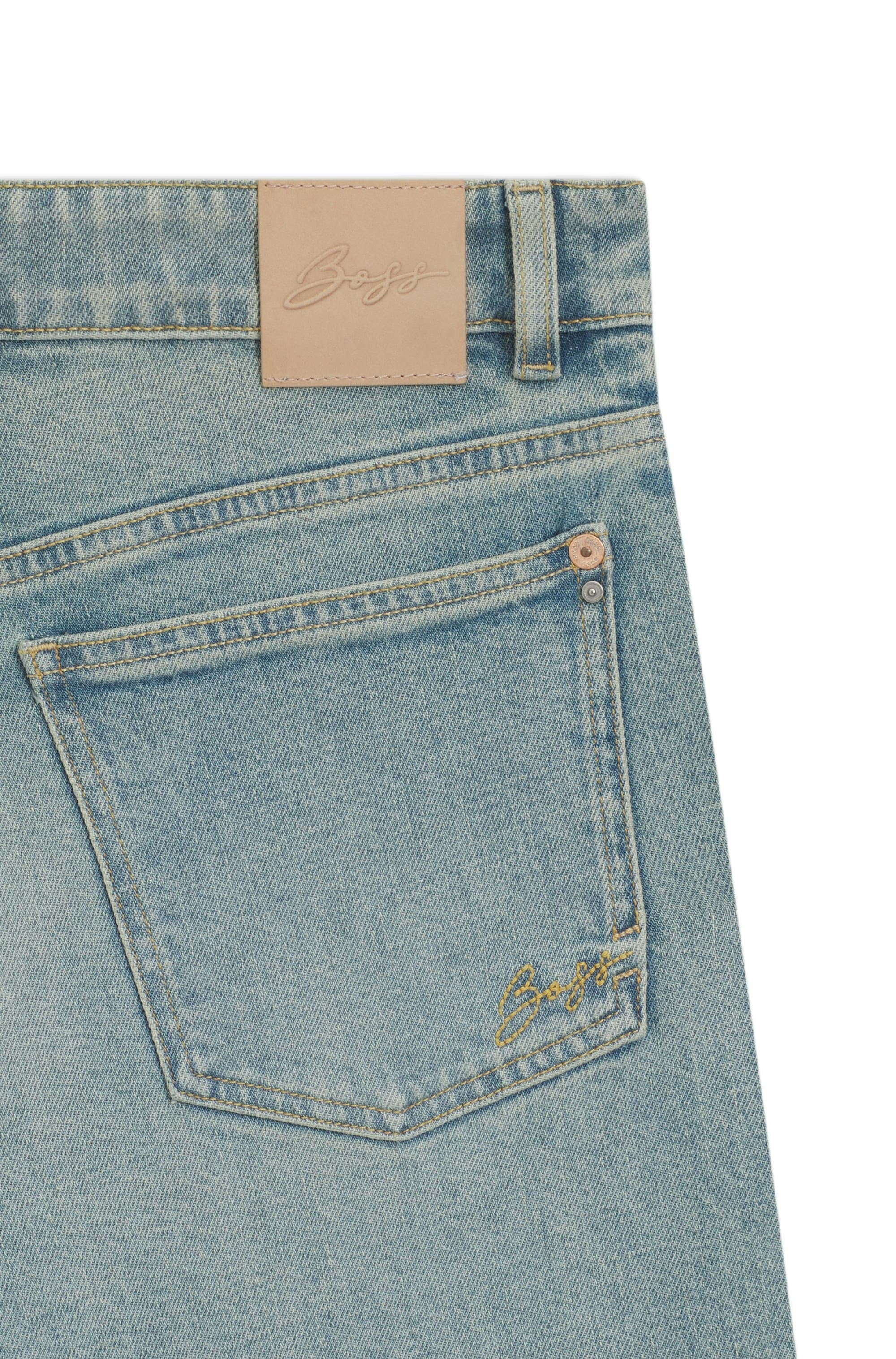 BOSS ORANGE Weite Jeans »SOFT BOOTCUT 2.0 Premium Damenmode« Flare-Fit, Low Waist