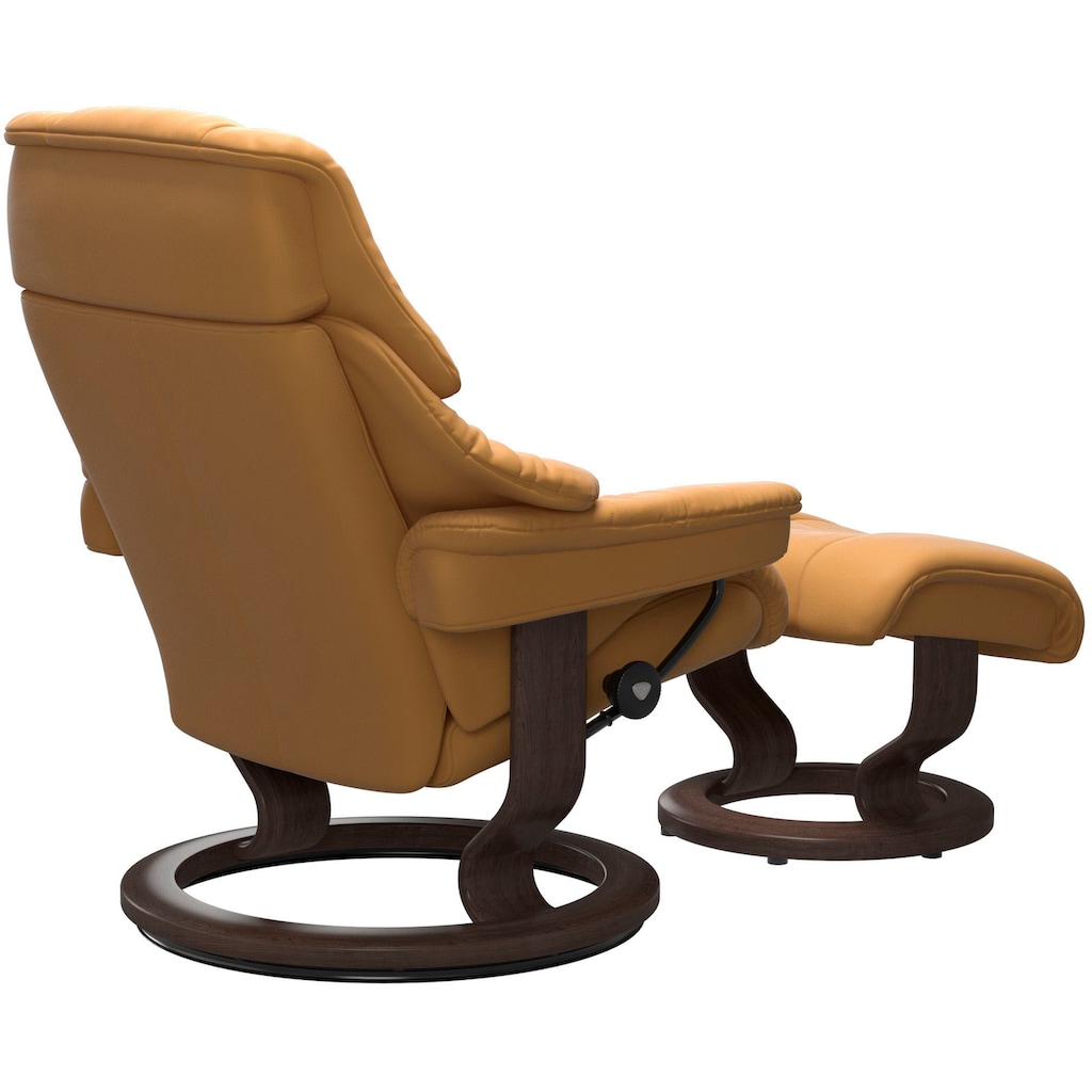 Stressless® Relaxsessel »Reno«, (Set, Relaxsessel mit Hocker)