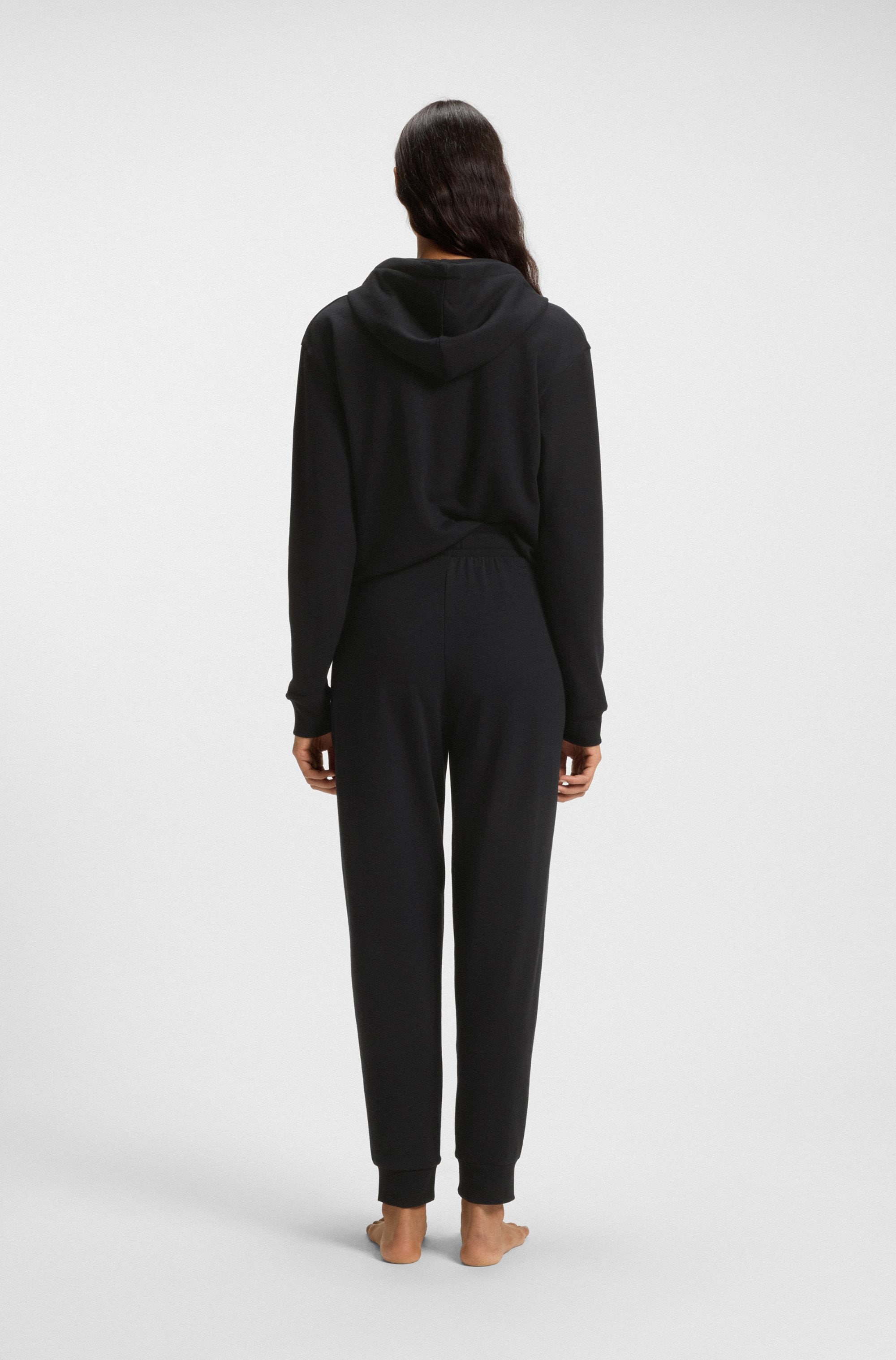 BOSS Relaxhose »CP Stripe_Pants Cuff«, mit kontrastfarbener Kordel
