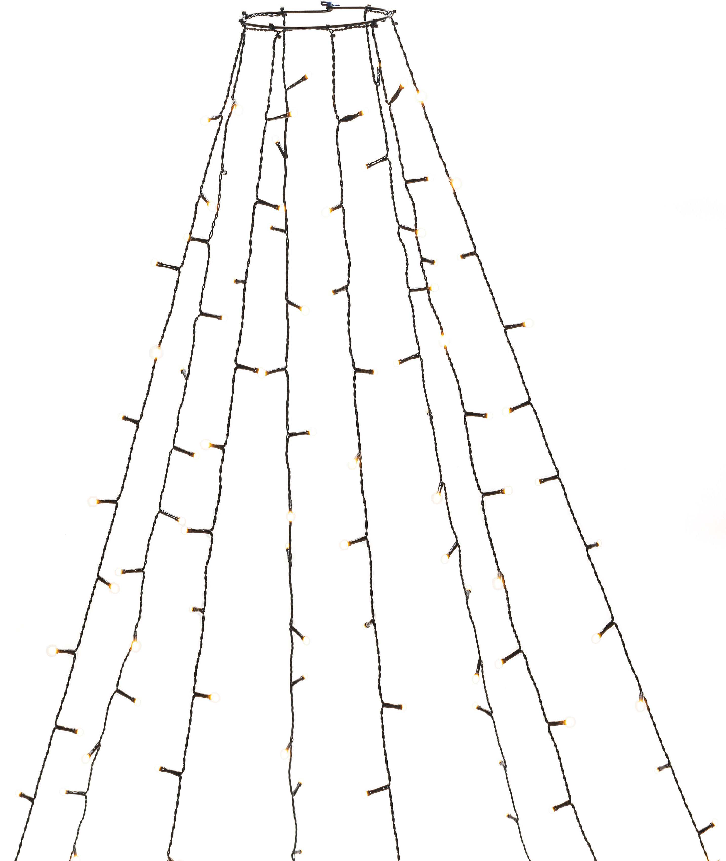 LED-Baummantel »Weihnachtsdeko aussen, Christbaumschmuck, 8h Timer, vormontiert«, Ring...