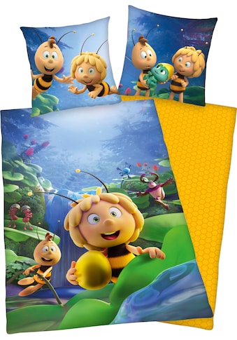 Kinderbettwäsche »Biene Maja«, mit tollem Biene Maja und Willi Motiv