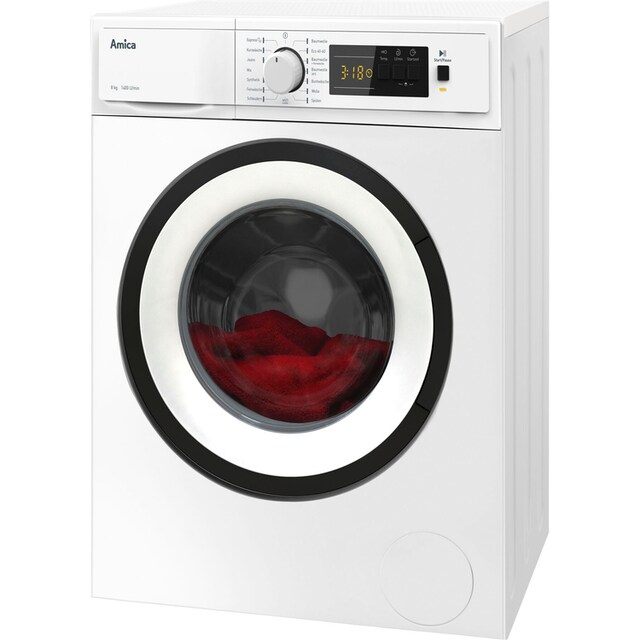 Amica Waschmaschine »WA 484 072«, WA 484 072, 8 kg, 1400 U/min kaufen bei  OTTO