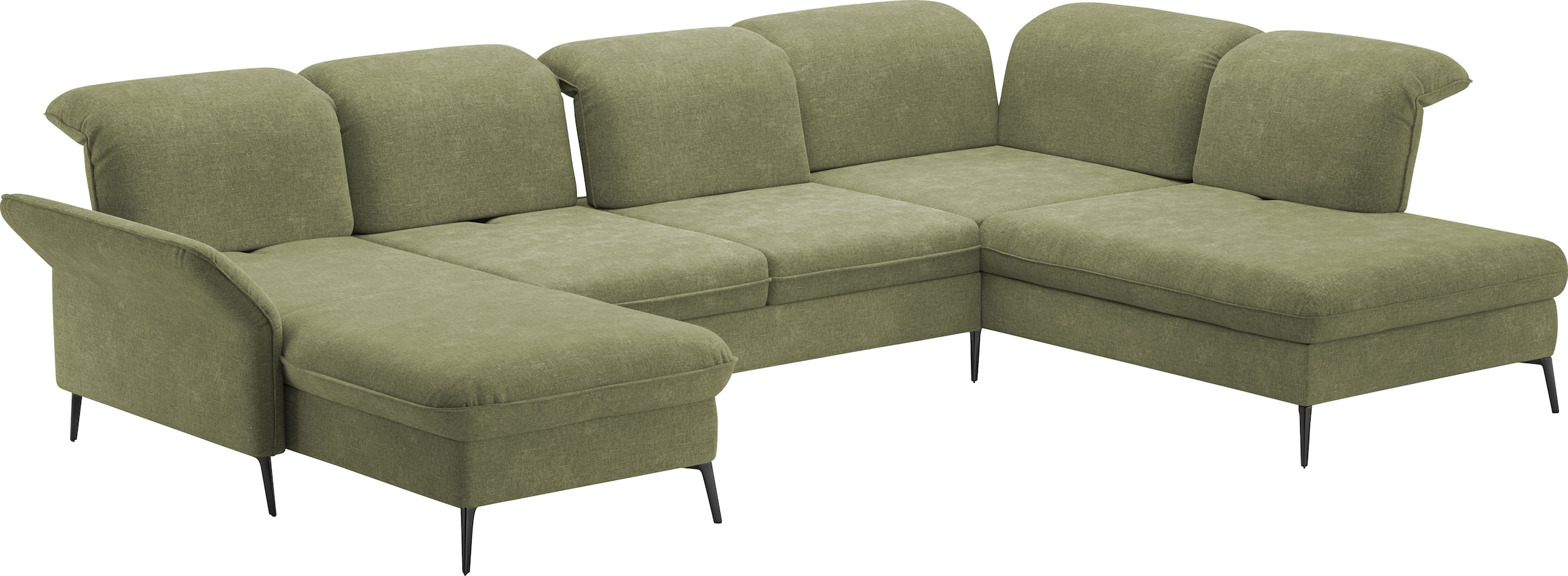 sit&more Wohnlandschaft »Emely«, mit Sitztiefenverstellung optional mit Bettfunktion und Bettkasten