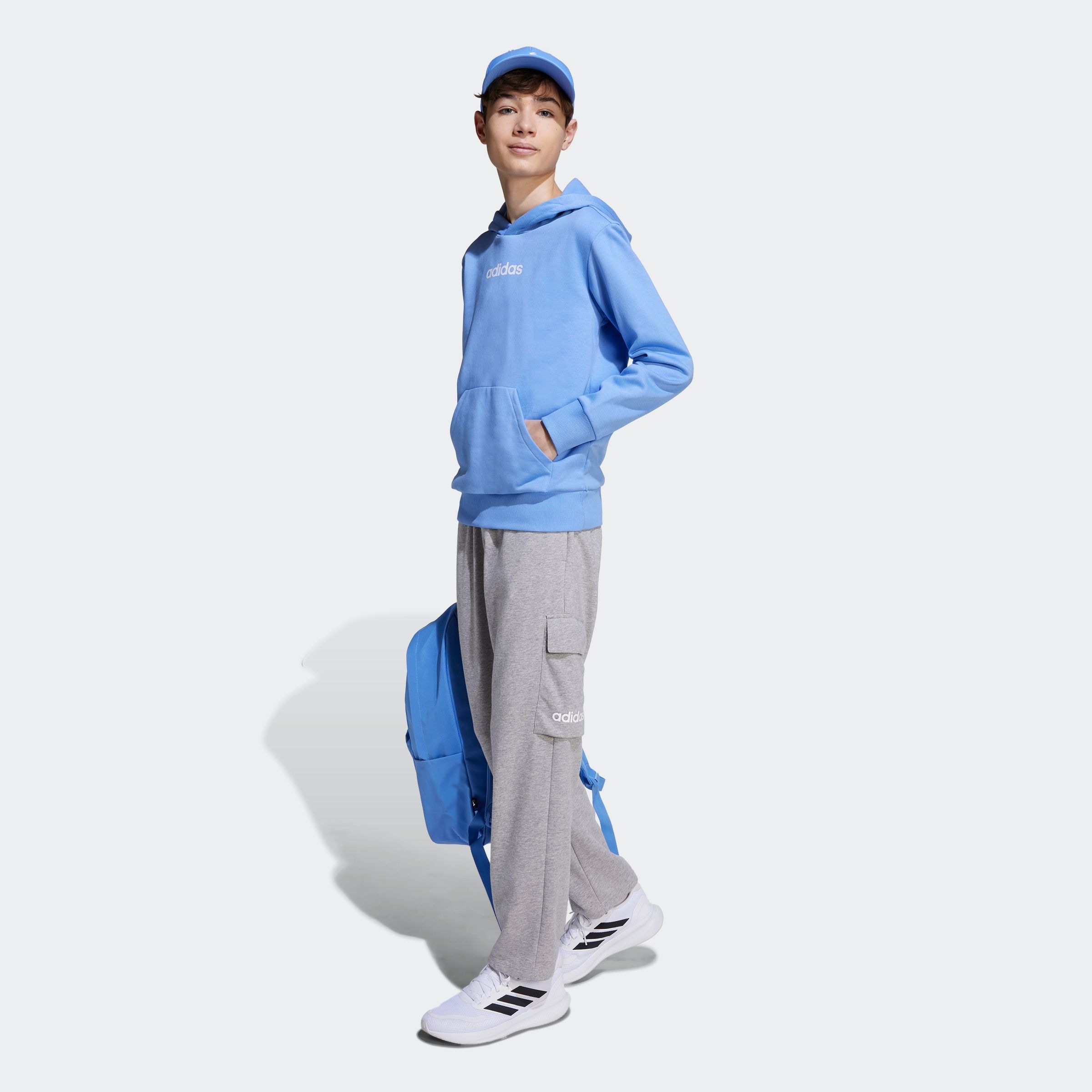 adidas Sportswear Kapuzensweatshirt »J LIN FL HD«