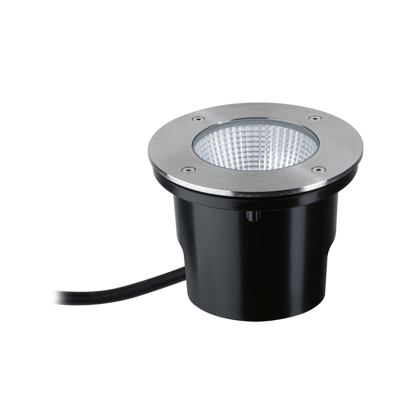 Paulmann LED Einbauleuchte »DureaIP67 rund 153mm 3000K 8W 530lm 230V Edelstahl Metall«, 1 flammig, Bodeneinbauleuchte