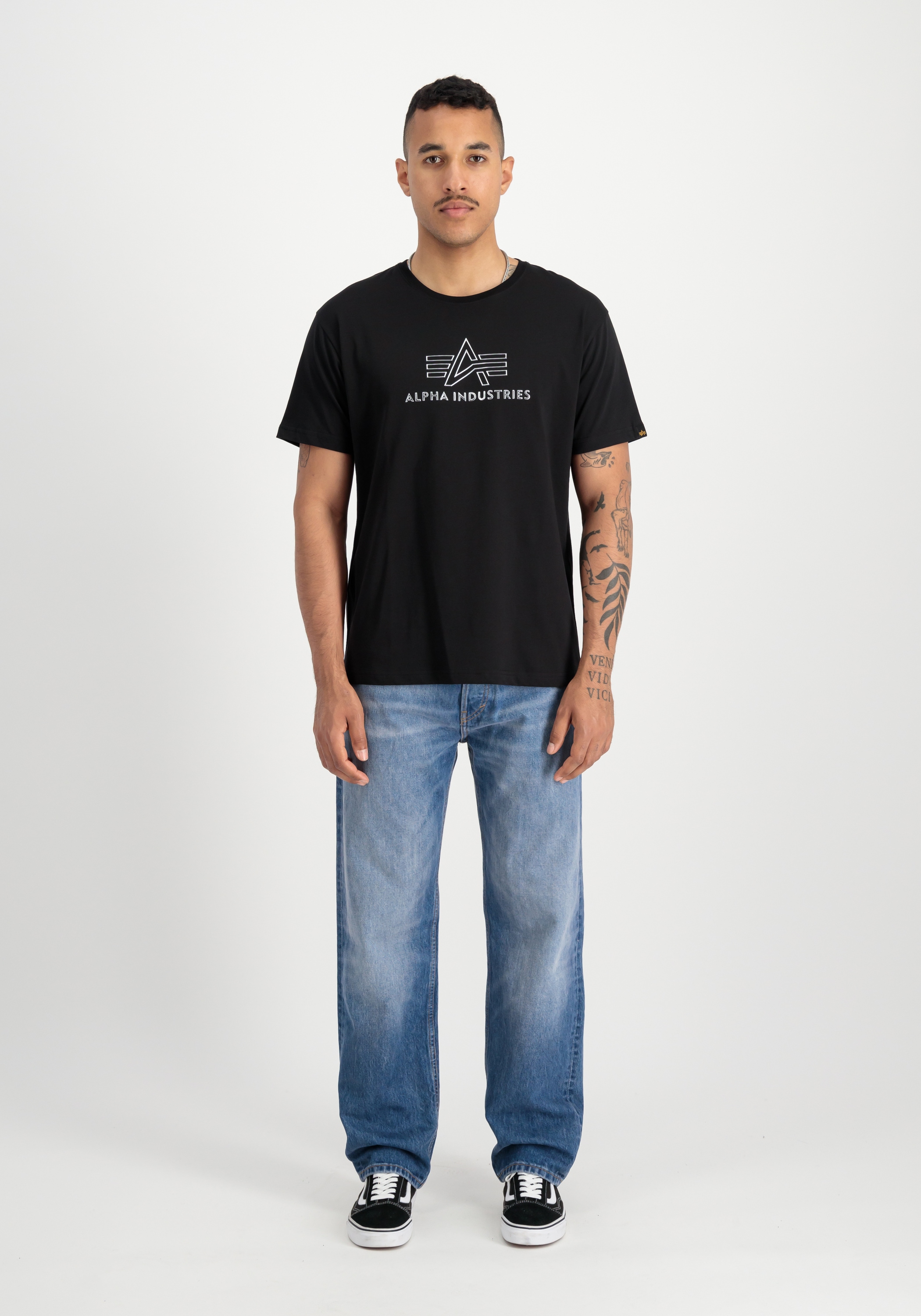 Alpha Industries T-Shirt »Basic Mid Logo TPU T-Shirt«