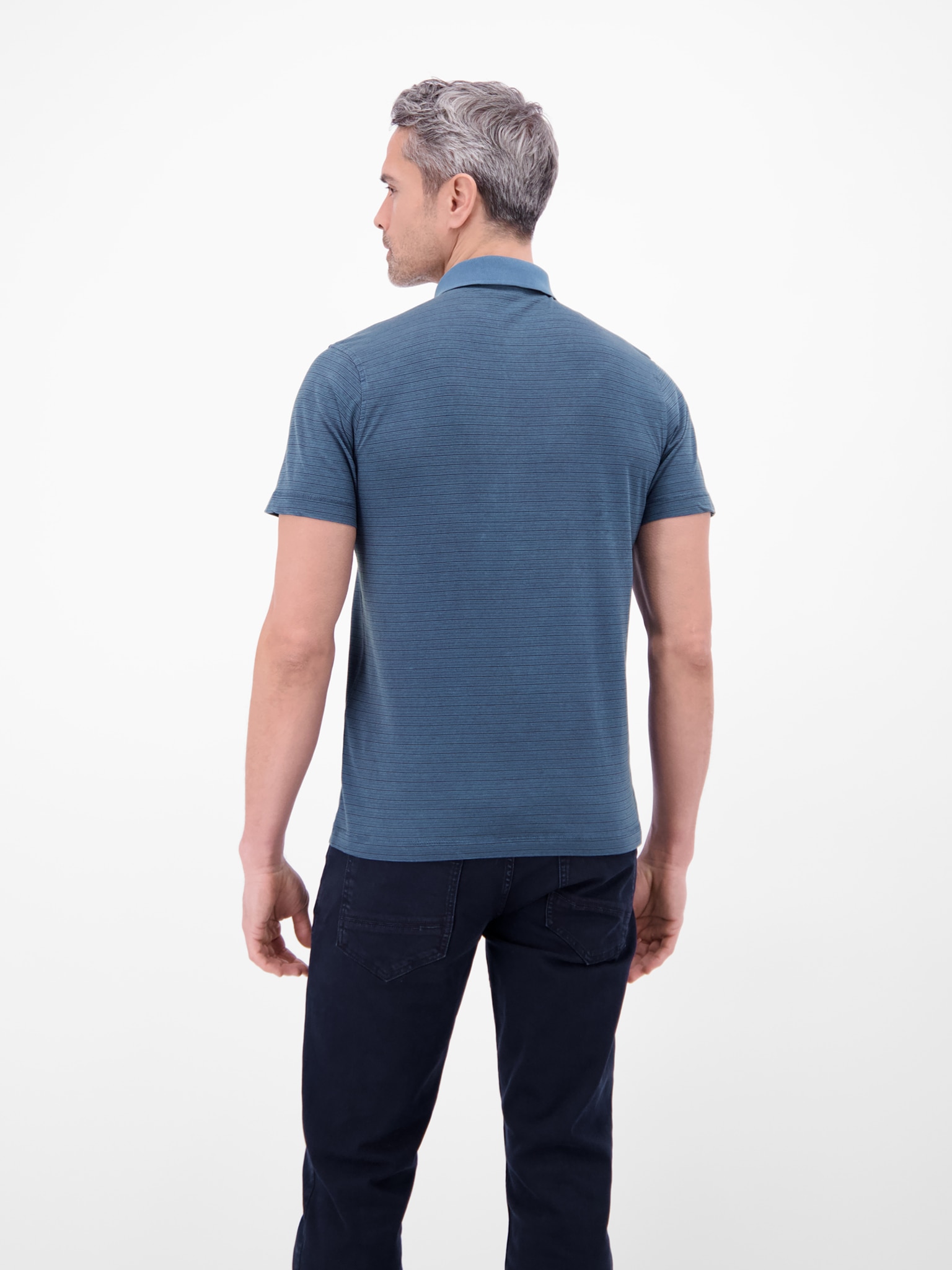 LERROS Poloshirt Kurzarm-Polo mit feinen Streifen