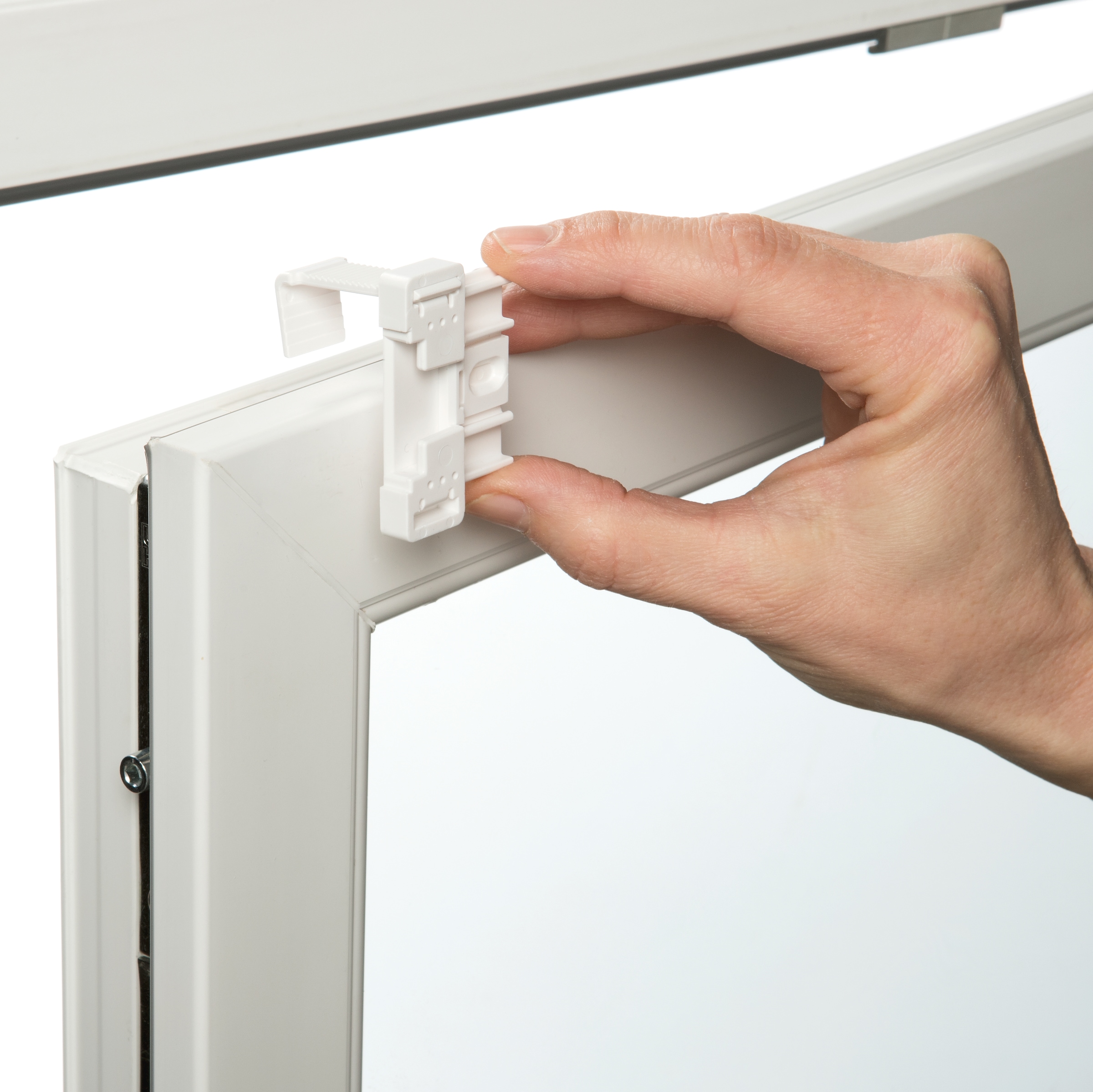 GARDINIA Klebe-/Klemmset »EASYFIX EF-1«, (1 St.), für Fenster mit Gummidichtung