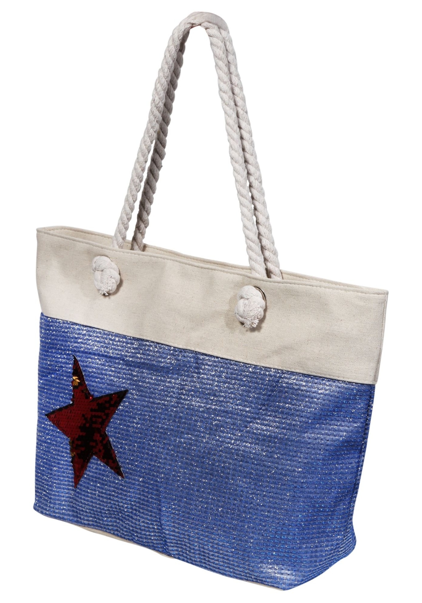 Cham Cham Strandtasche »Damen Handtasche aus Textil, 46x32x13cm«