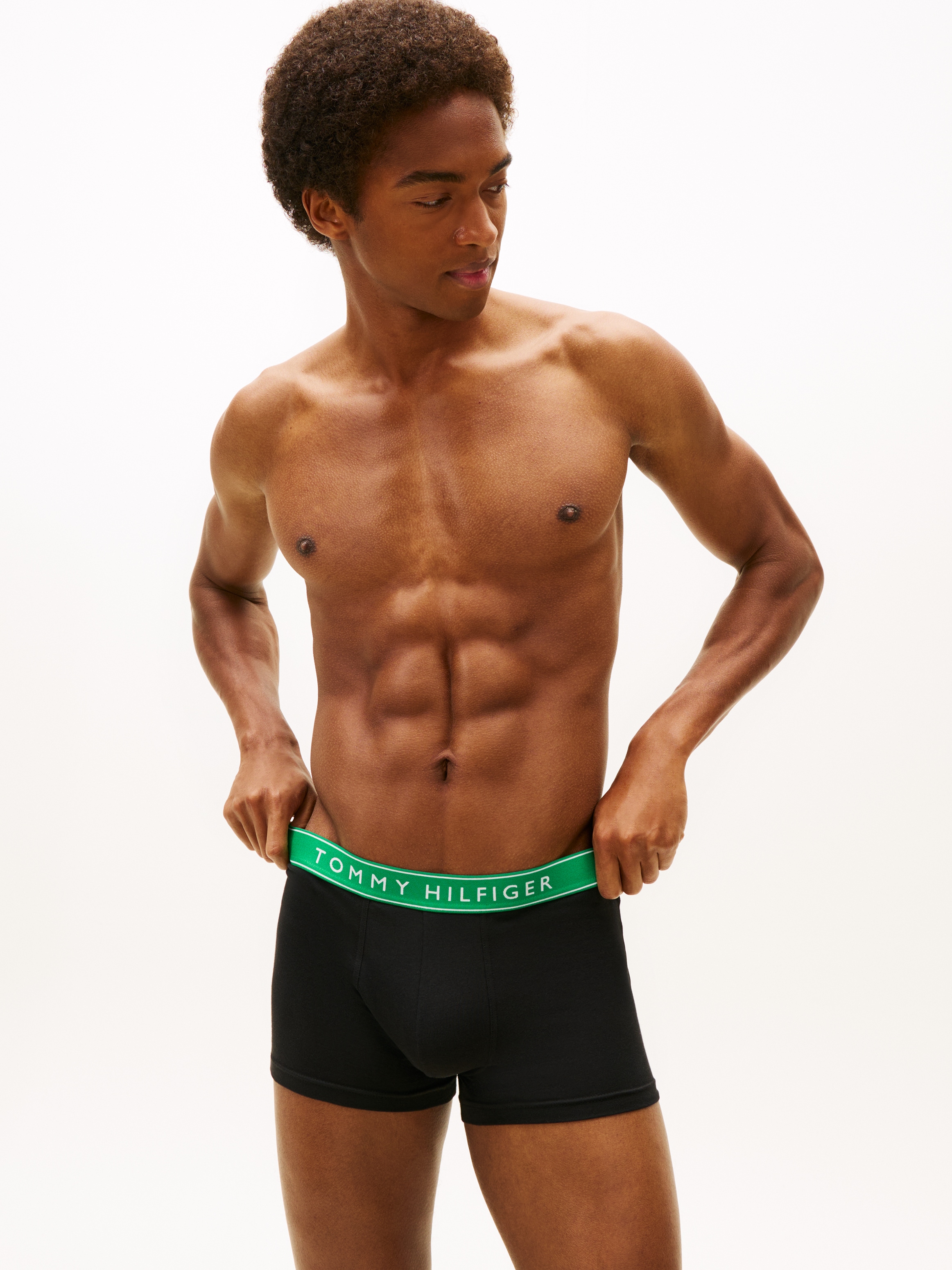 Tommy Hilfiger Underwear Trunk »3P TRUNK WB« Packung, 3er, 3 Stk. mit Logobund