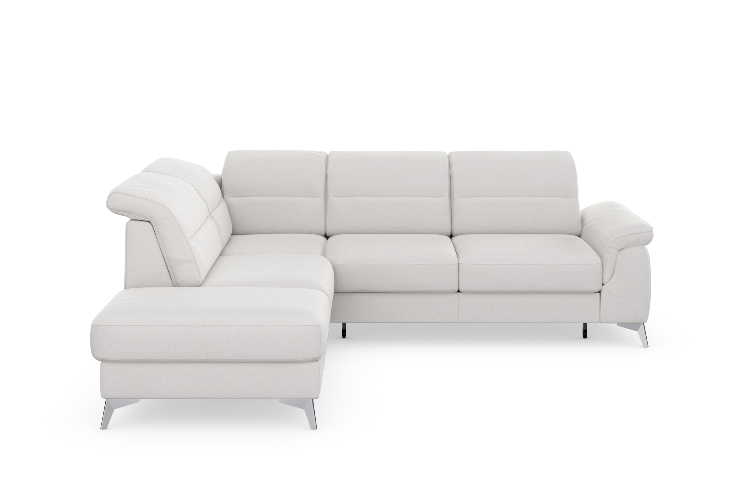 sit&more Ecksofa »Sinatra L-Form«, mit Ottomane, optional mit Kopfteilverstellung und Armteilfunktion