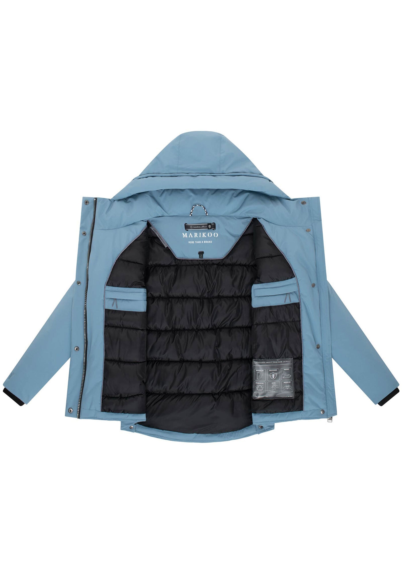 Marikoo Winterjacke »Marikoo Yeminaa Damen Herbst Winter Jacke N113«