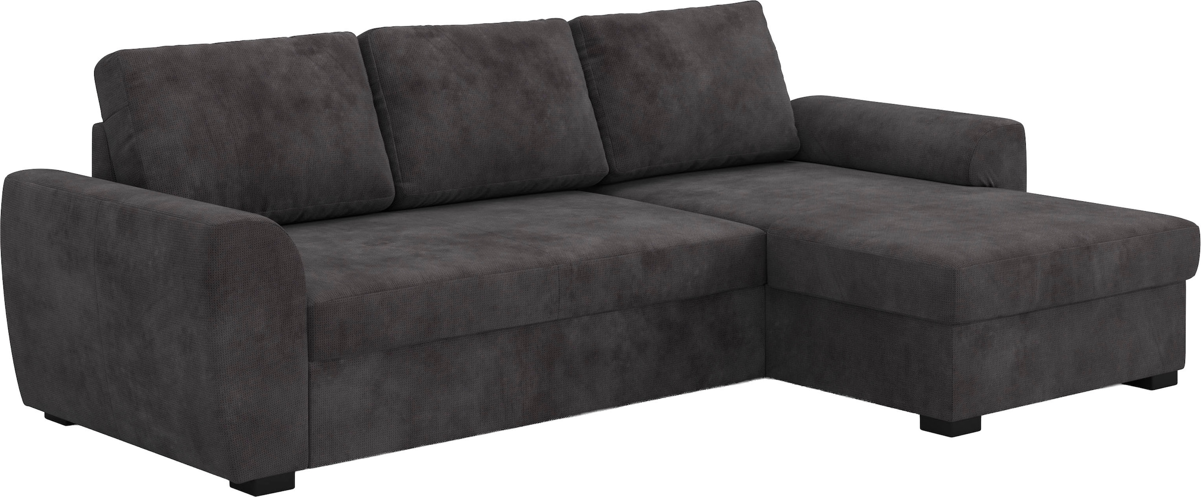 COTTA Ecksofa »Drift L-Form« optional auch mit Schlaffunktion, Wellenunterfederung