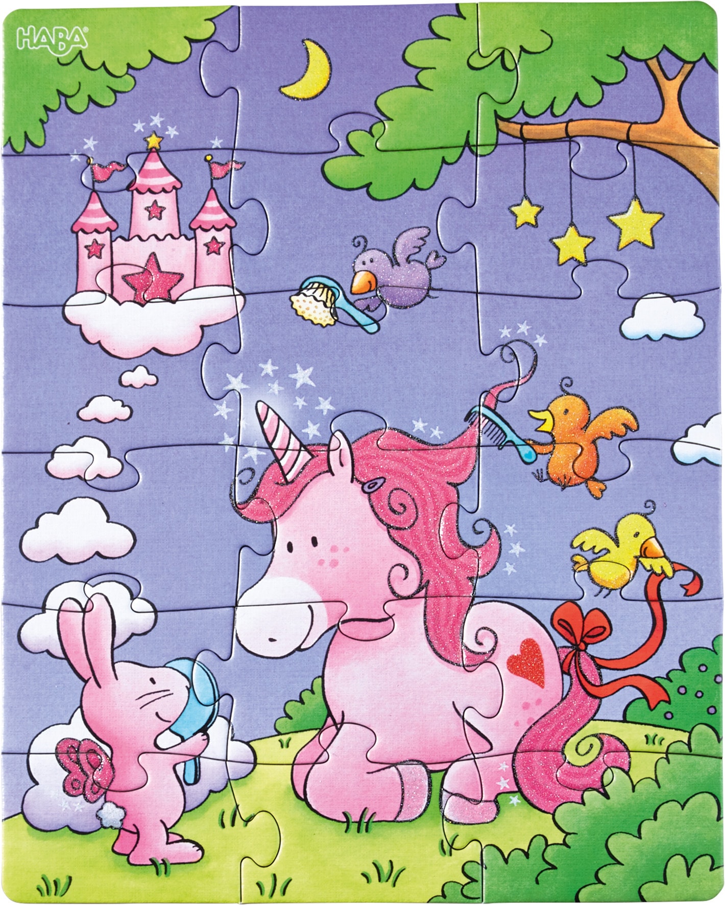Haba Puzzle »Einhorn Glitzerglück«