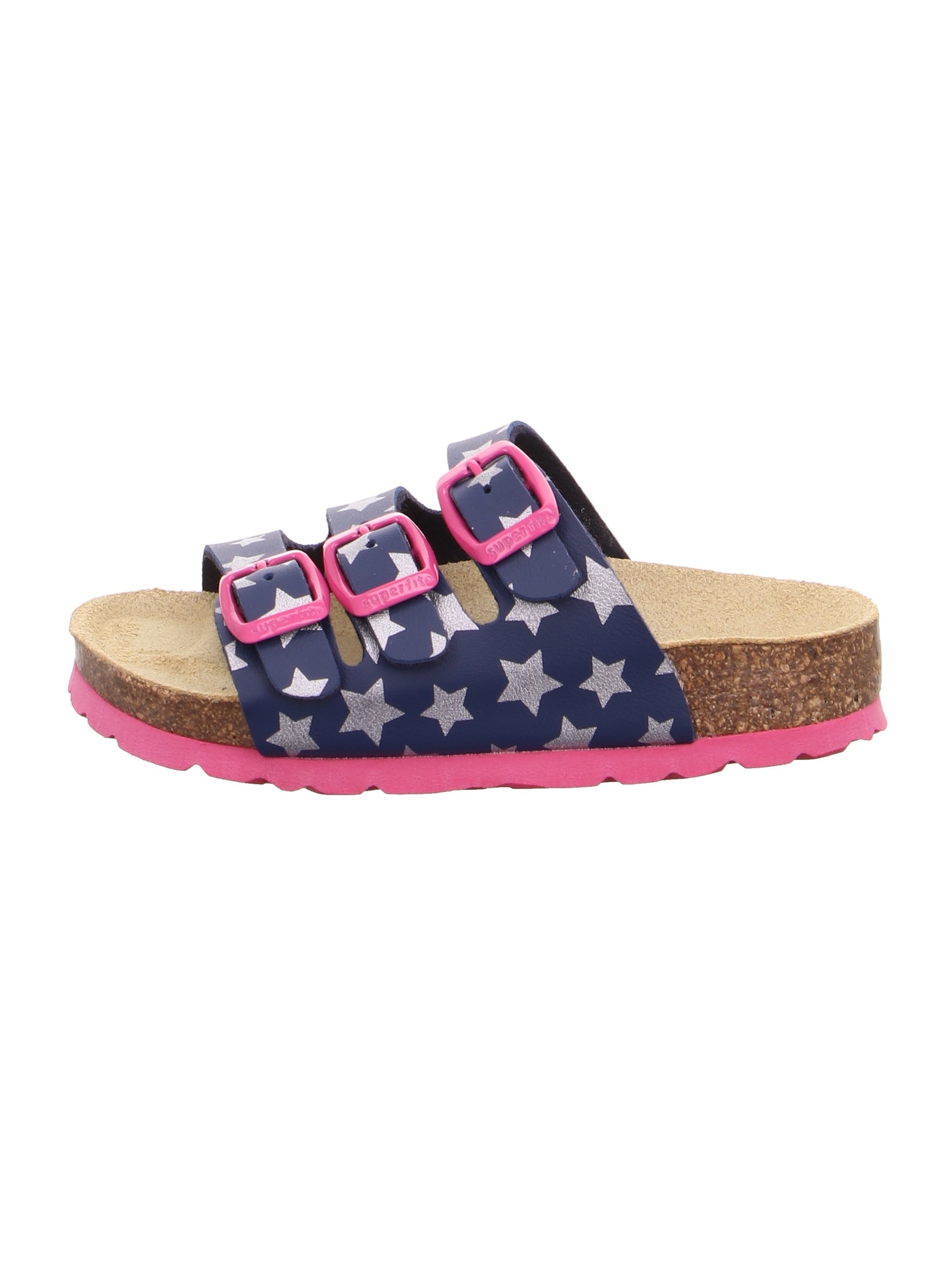 Superfit Hausschuh »Fußbettpantolette WMS: Mittel«  Schlappen, Hausschuh mit allover Print, Größenschablone zum Download