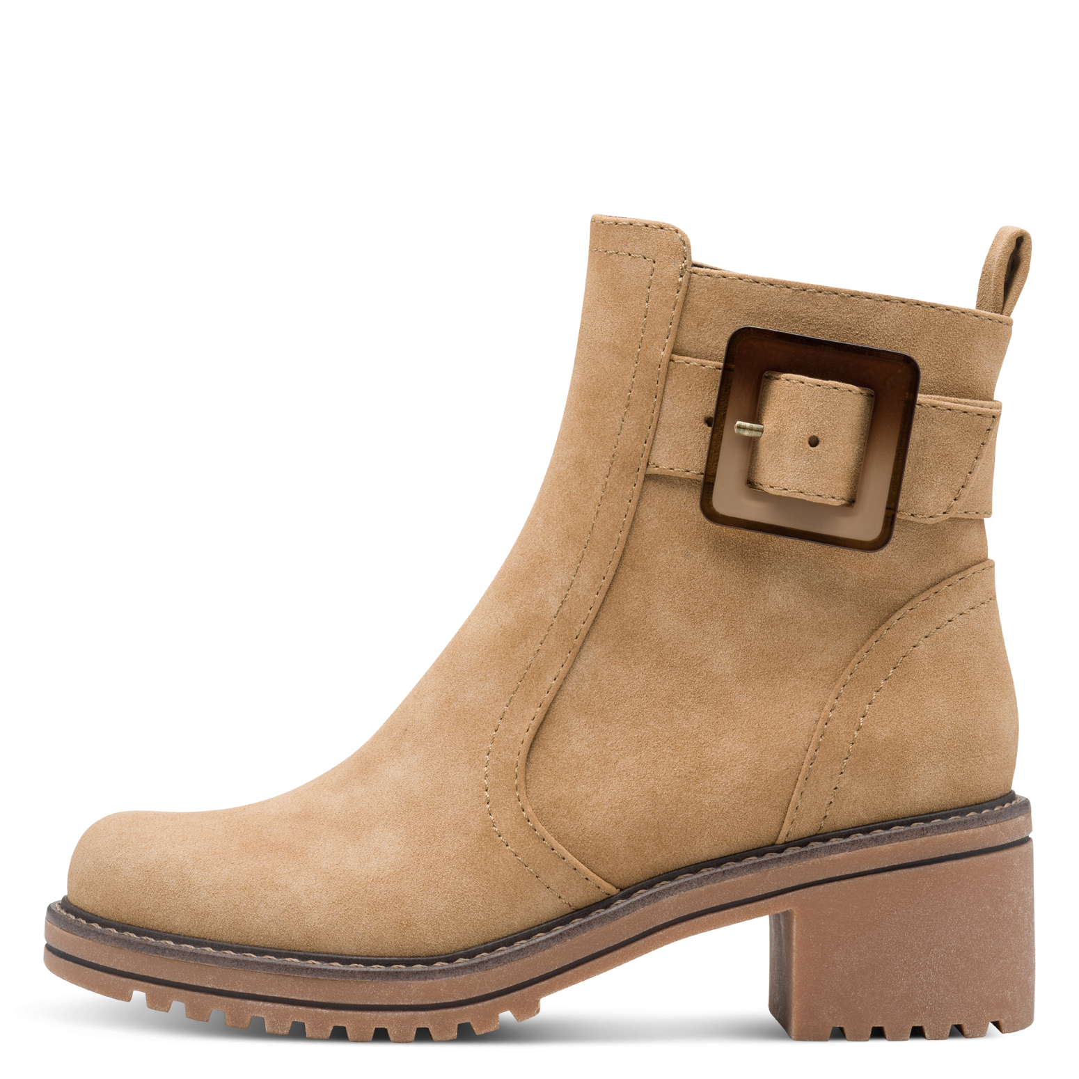 MARCO TOZZI Stiefelette  Blockabstz, Herbstboots in veganer Verarbeitung