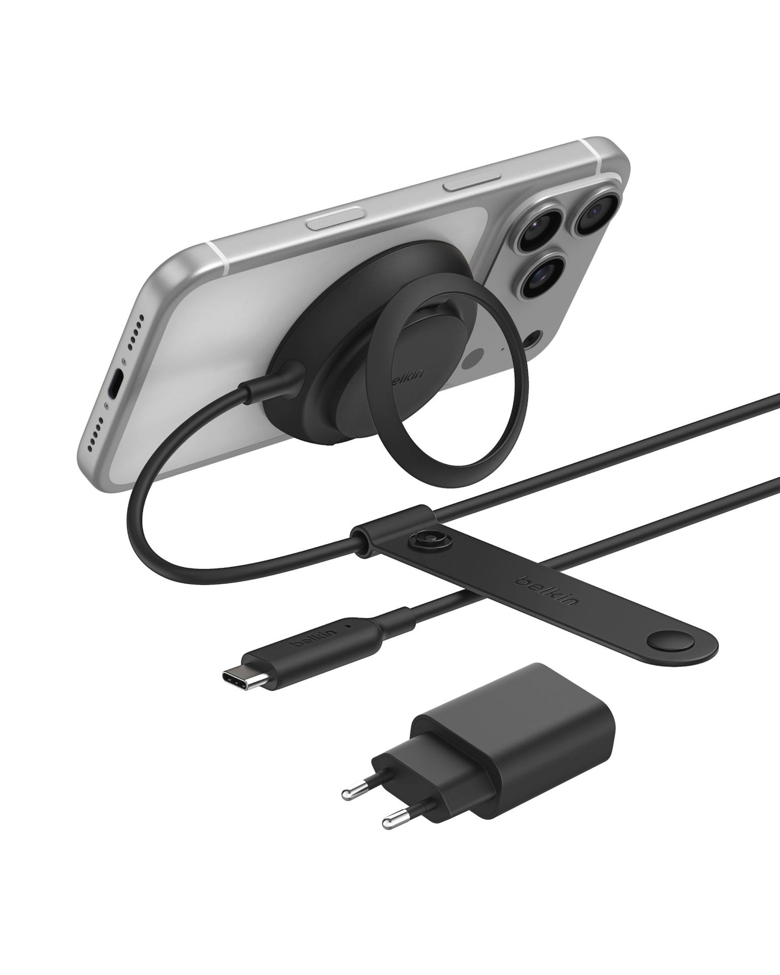 Belkin Wireless Charger »UltraCharge magnetisches Ladegerät Qi2 25 Watt mit Netzteil«