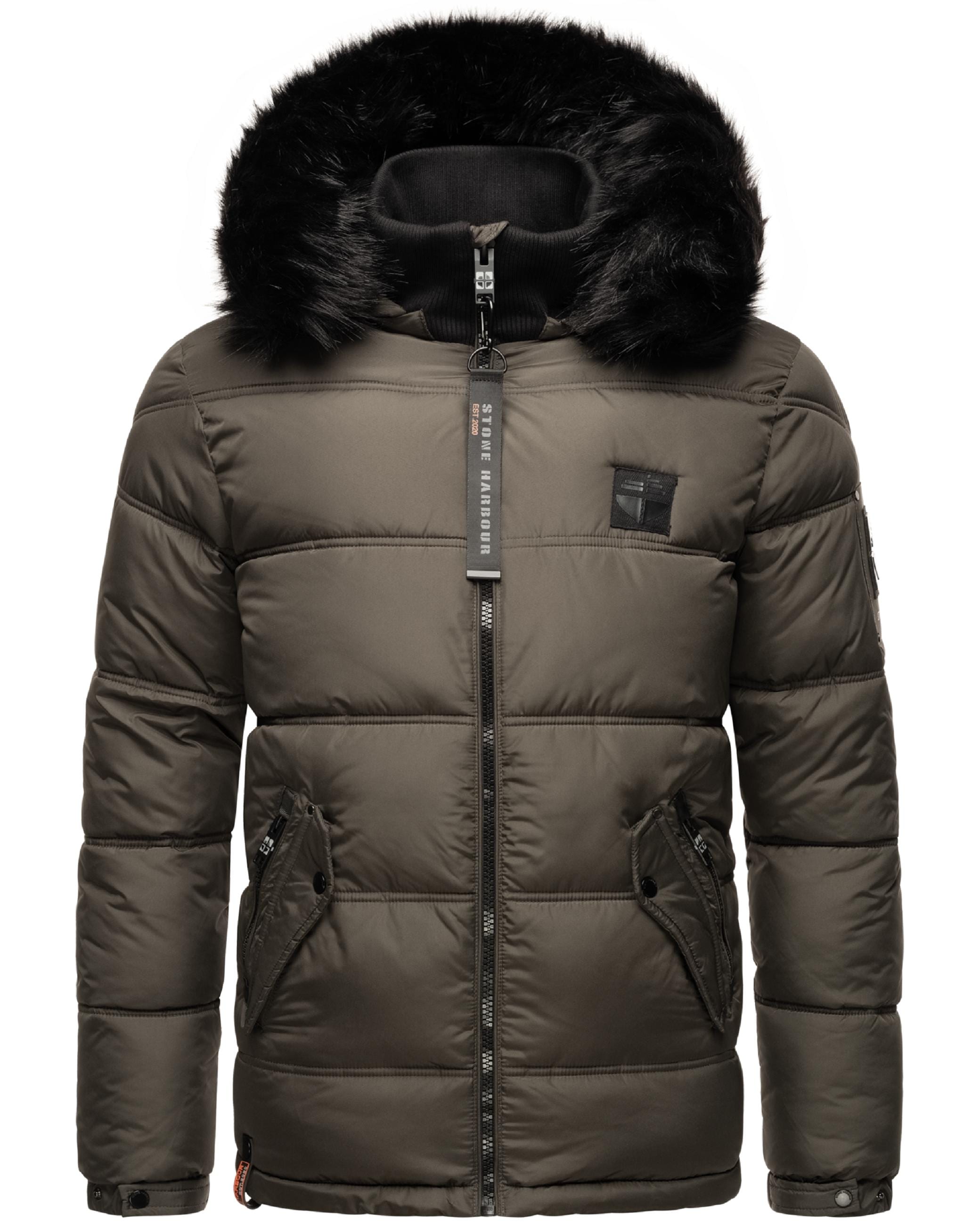 Stone Harbour Steppjacke »Winterjacke Zarlaan«, mit Kapuze