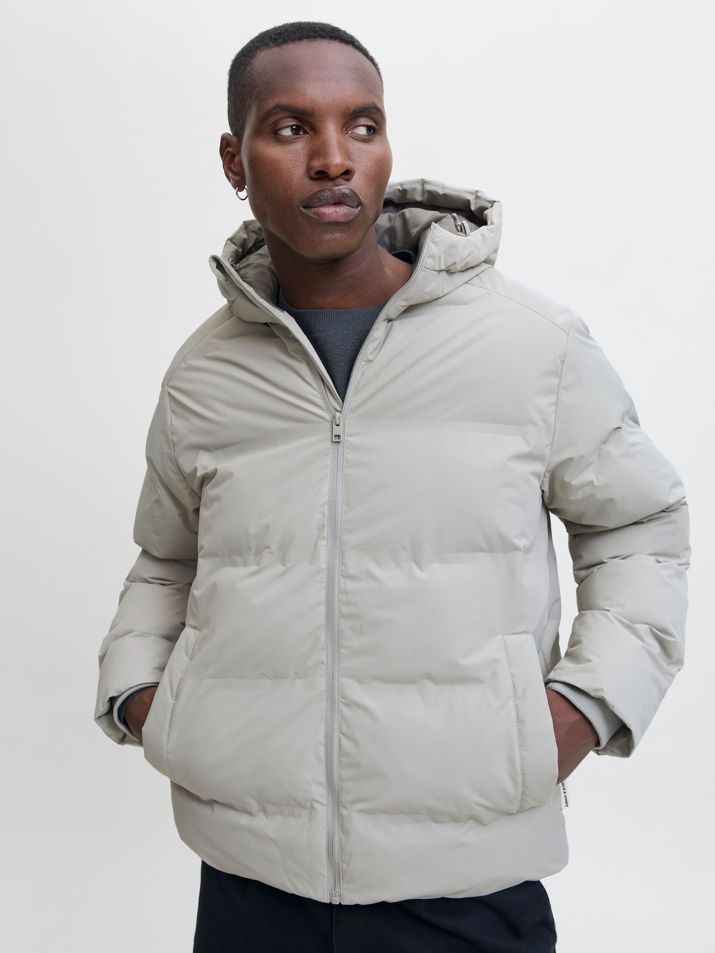Jack & Jones Steppjacke »JJESOHO PUFFER HOOD SN«, mit Kapuze